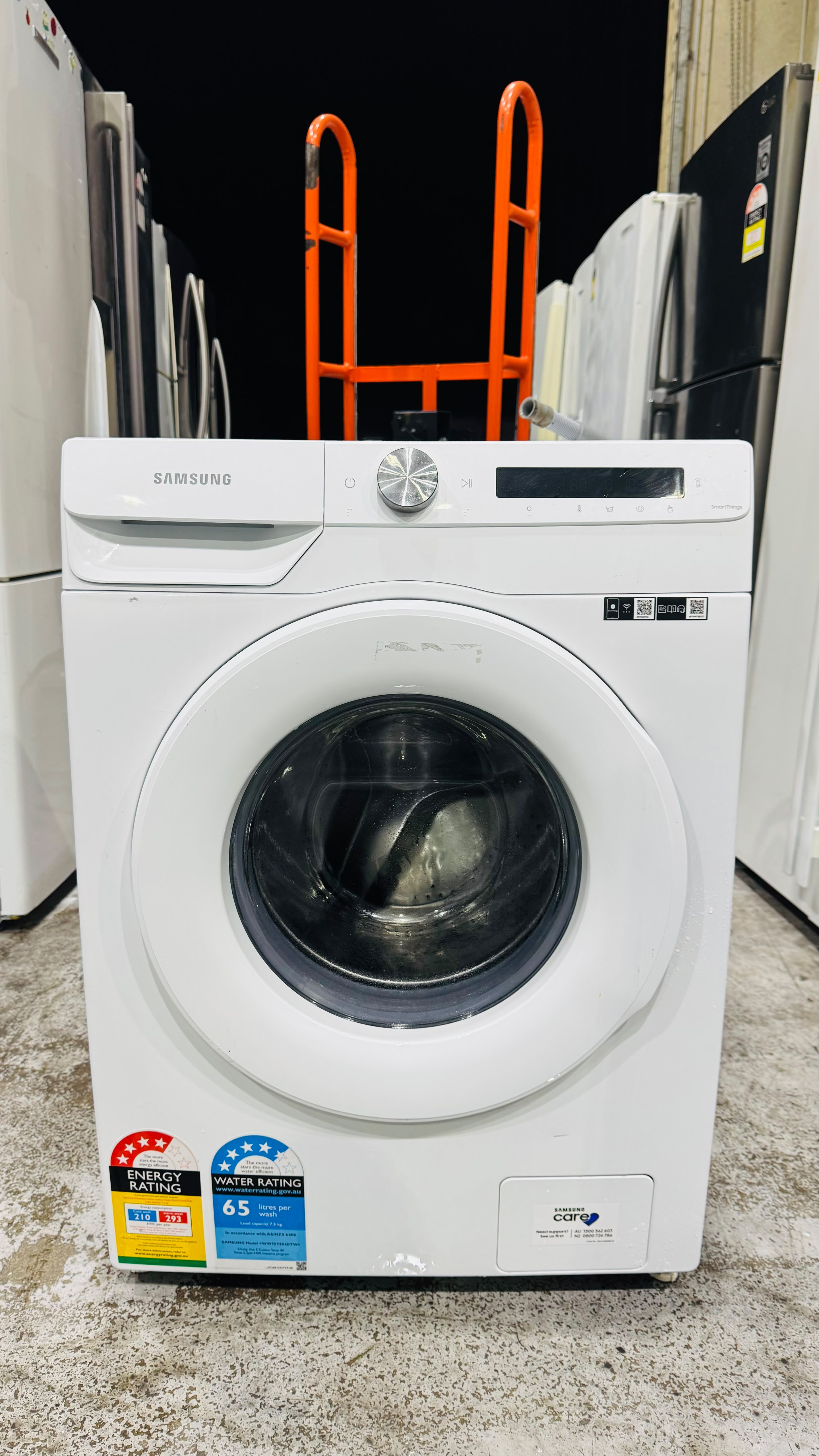 SAMSUNG 7.5KGS FRONT LOADER WASHING MACHINE