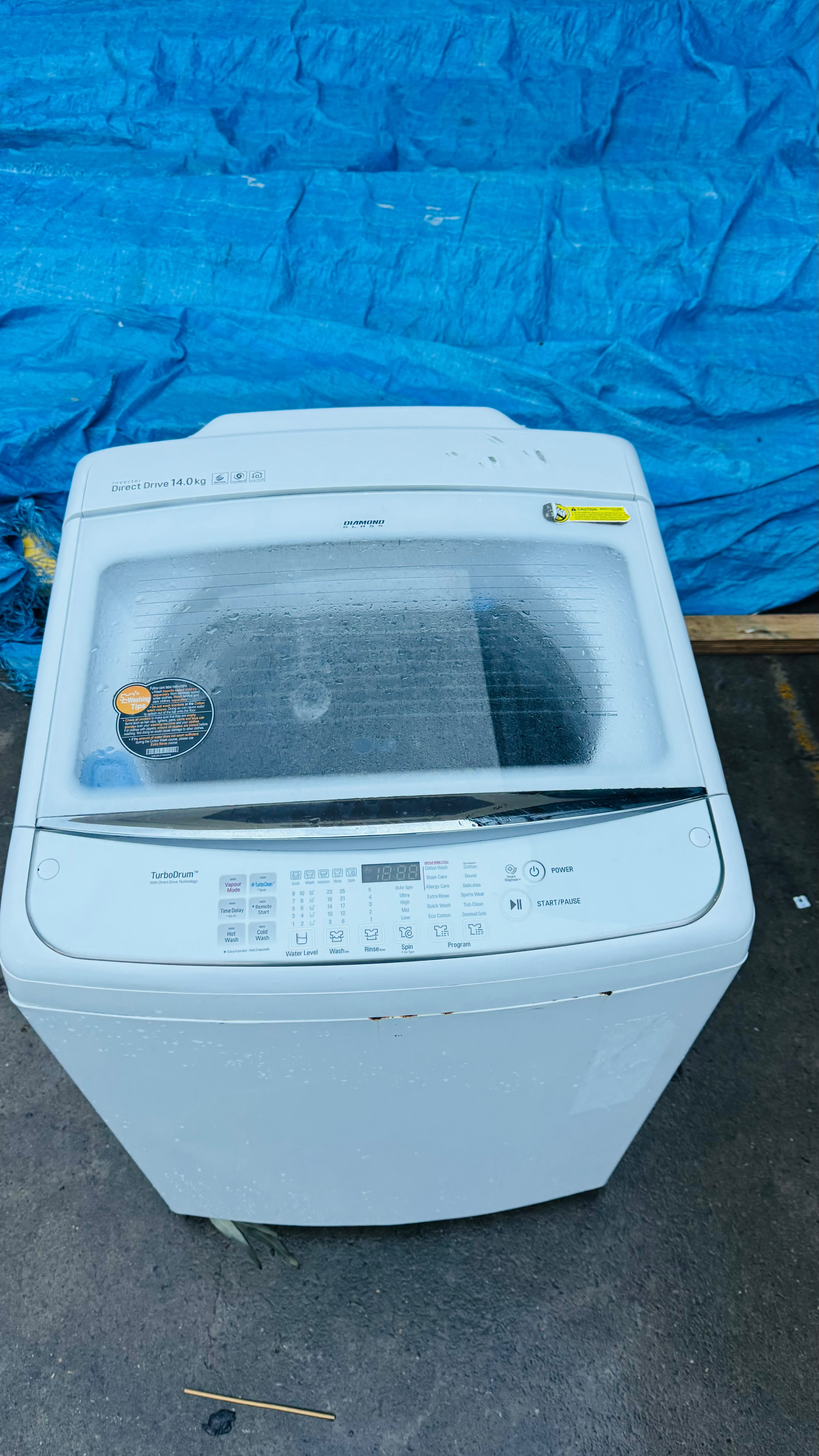LG 14KGS TOP LOADER WASHING MACHINE