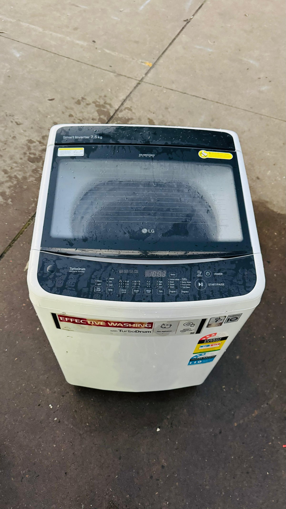 LG 7.5KGS TOP LOADER WASHING MACHINE