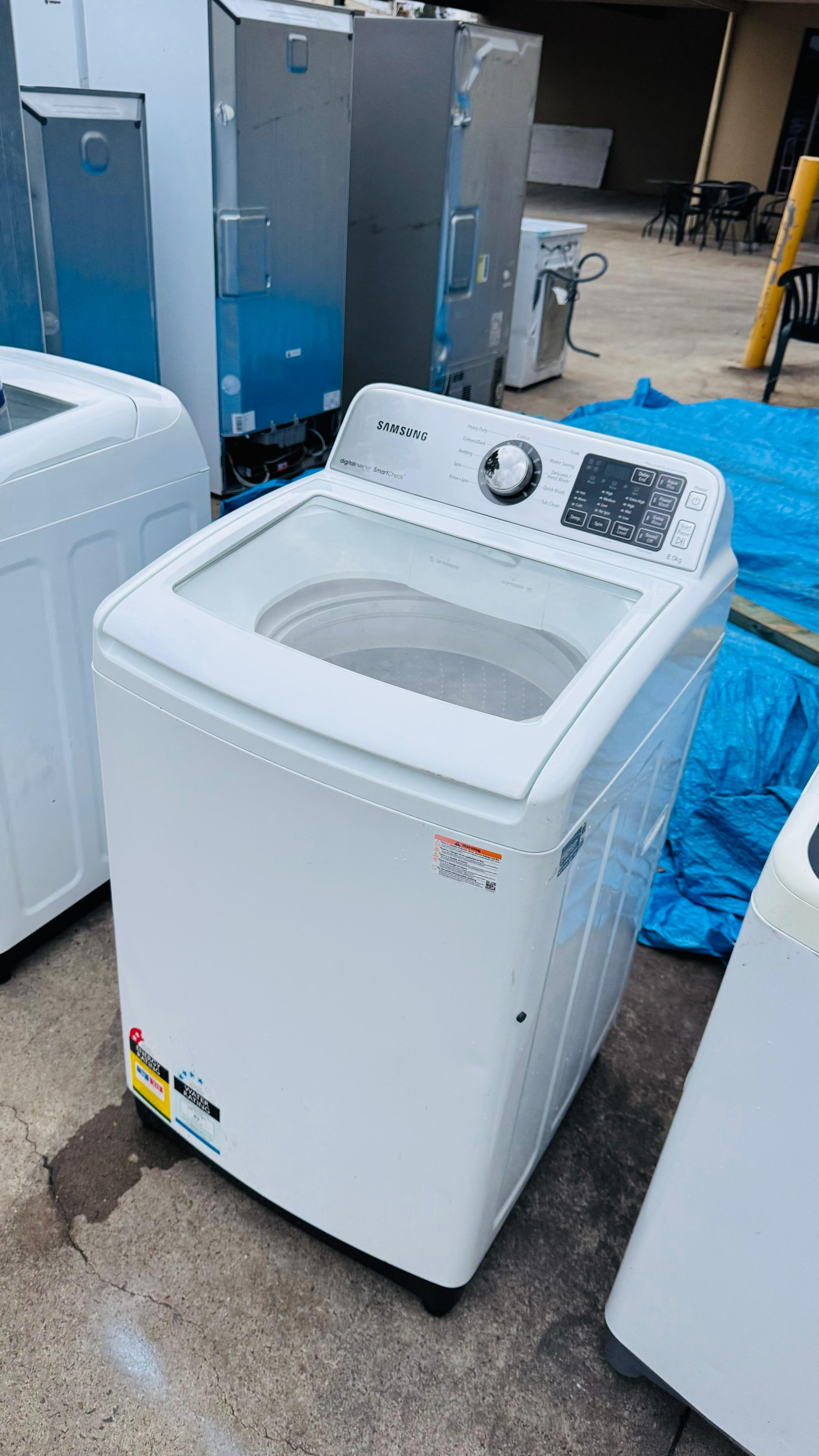 SAMSUNG 8KGS TOP LOADER WASHING MACHINE