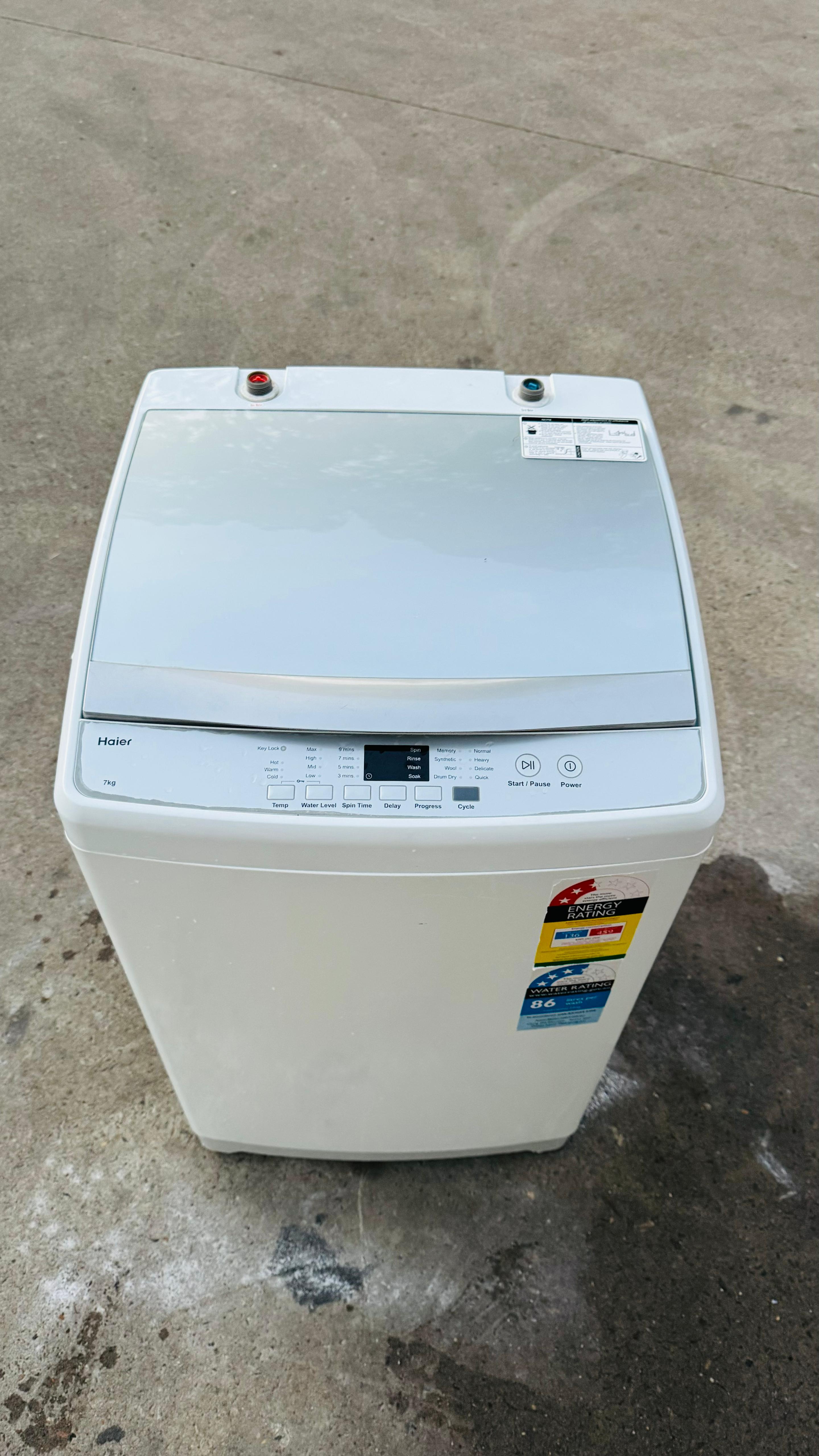 HAIER 7KGS TOP LOADER WASHING MACHINE