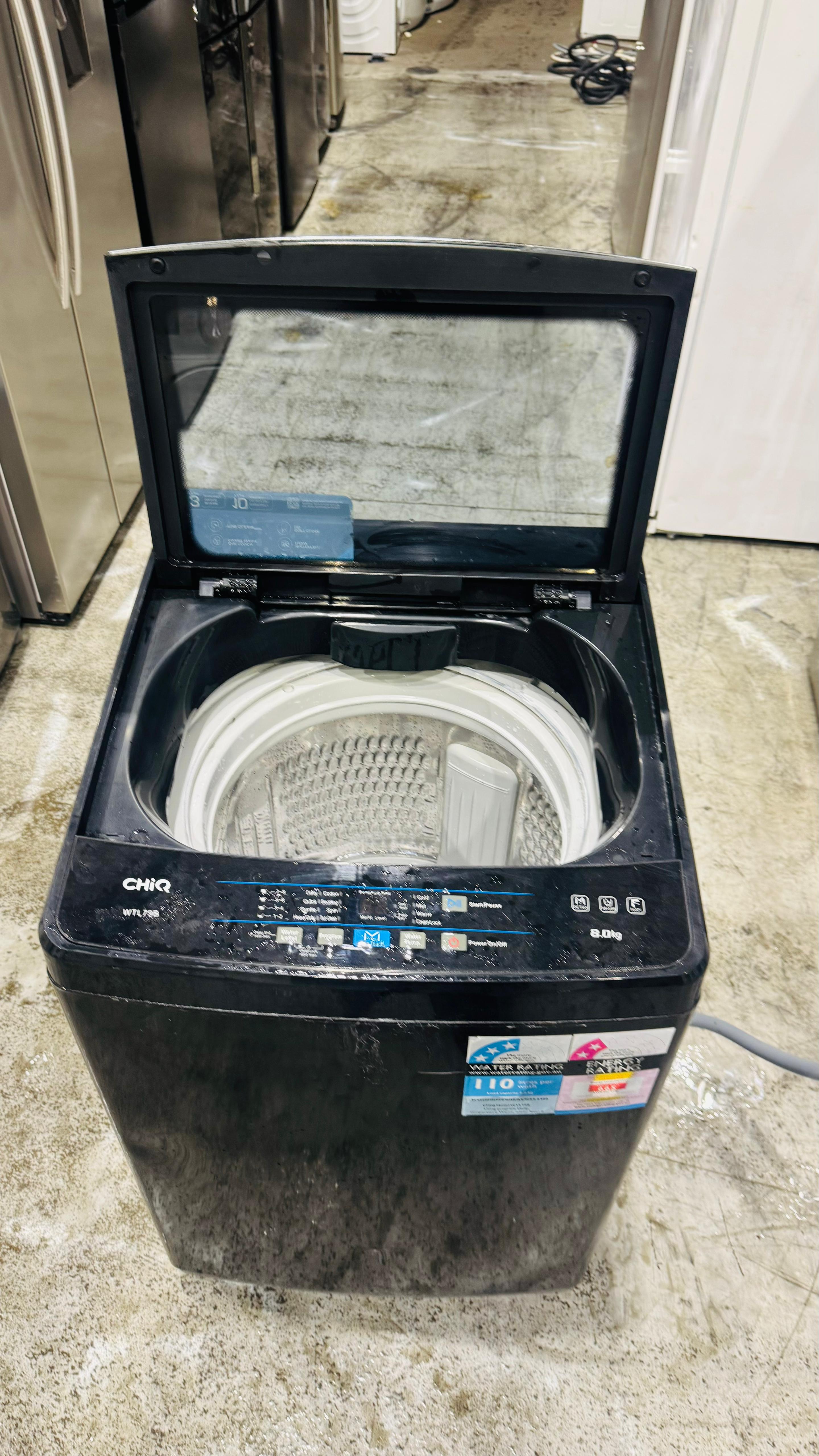 CHIQ 8 KGS TOP LOADER WASHING MACHINE