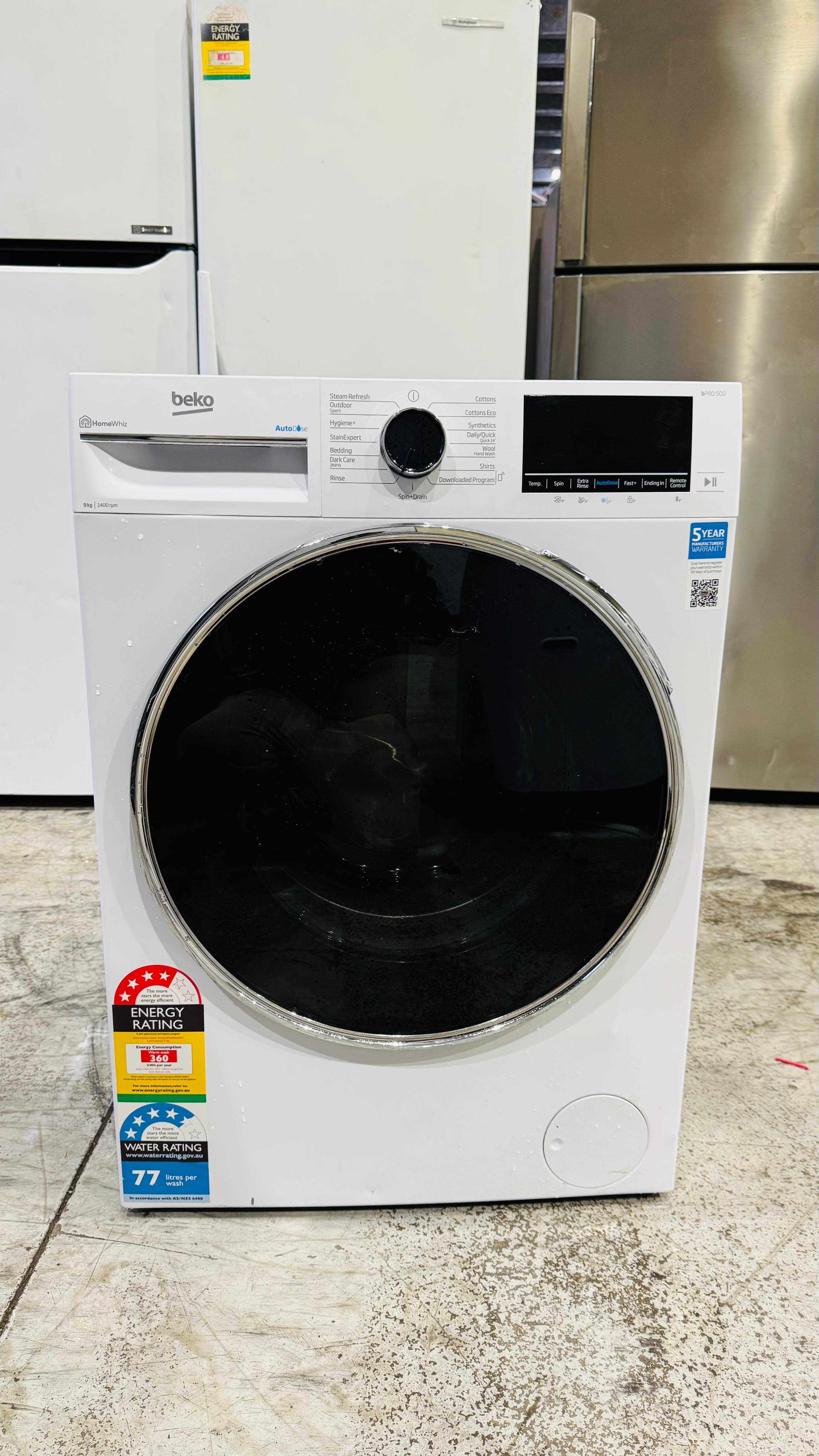 BEKO 9KGS FRONT LOADER WASHING MACHINE