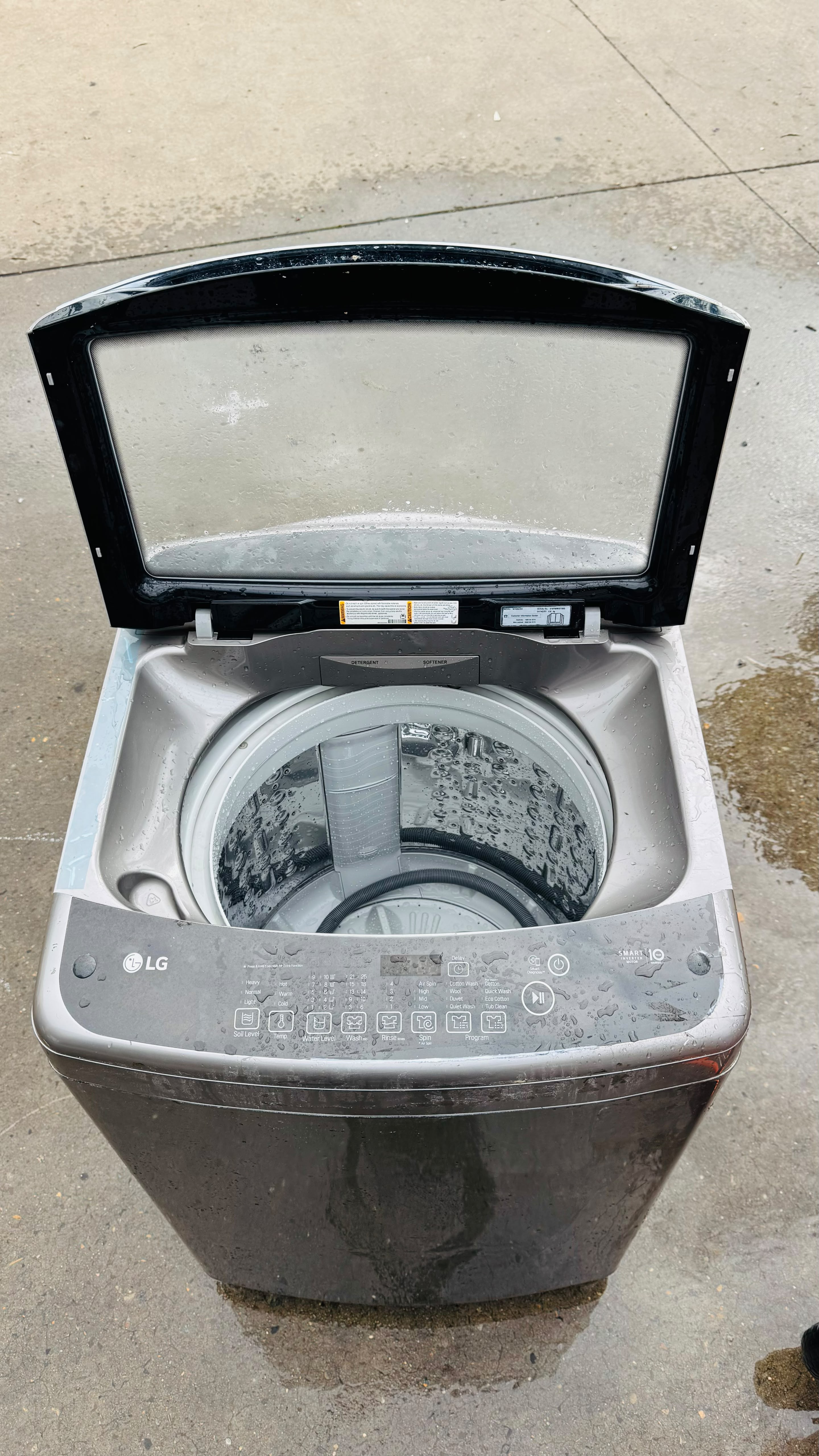 LG 9KGS TOP LOADER WASHING MACHINE
