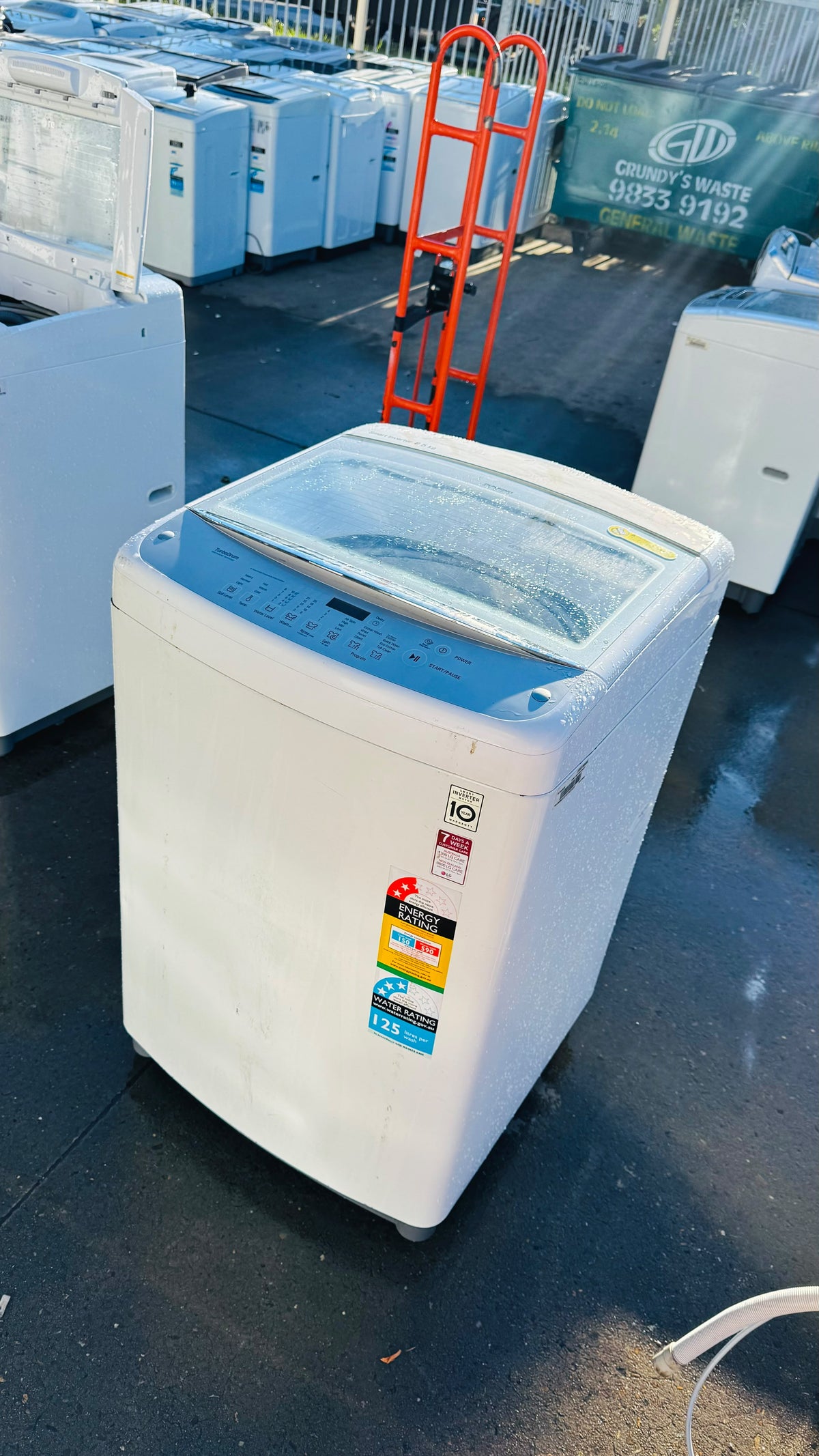 LG 8.5KGS TOP LOADER WASHING MACHINE