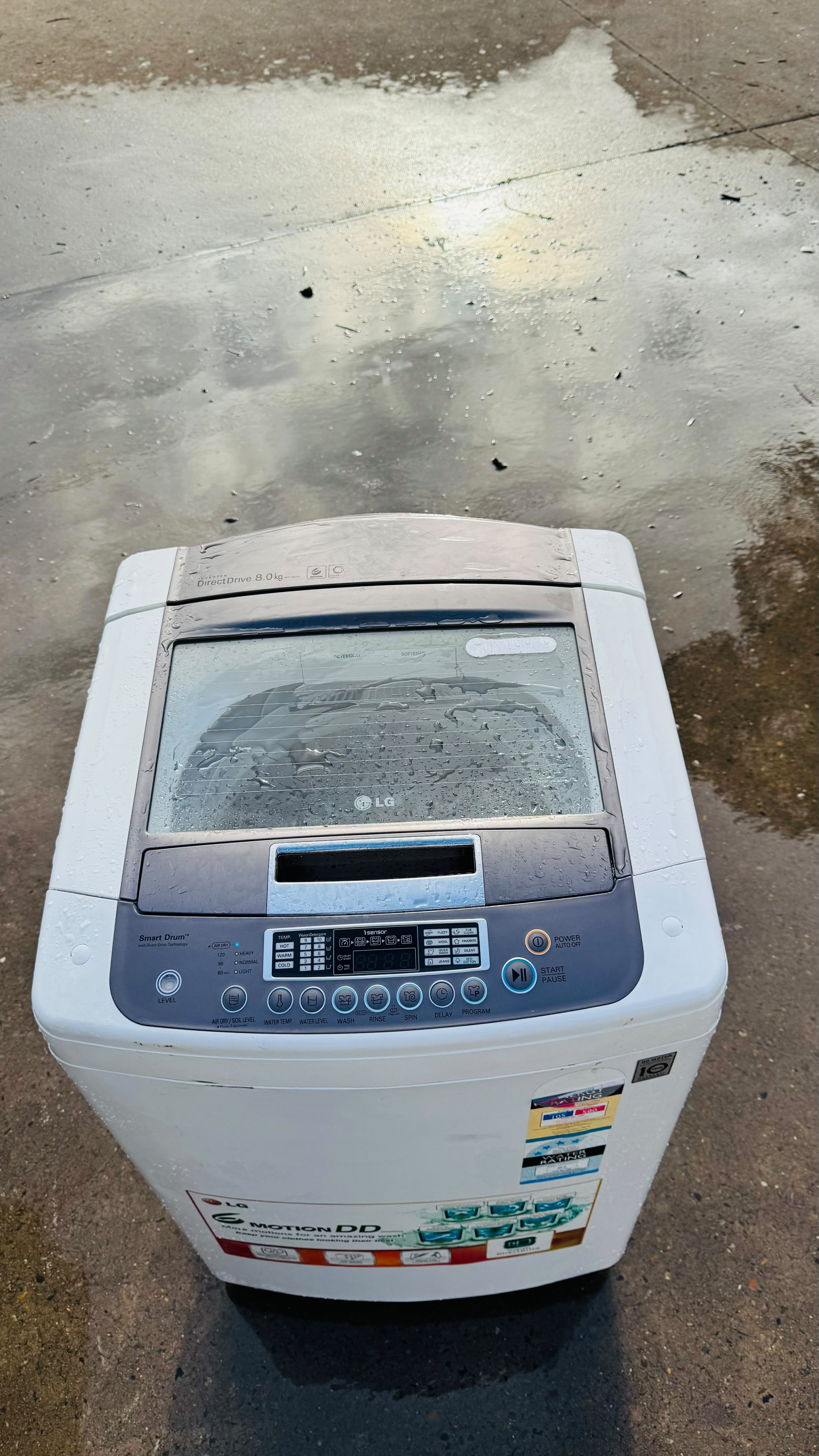 LG 8KGS TOP LOADER WASHING MACHINE