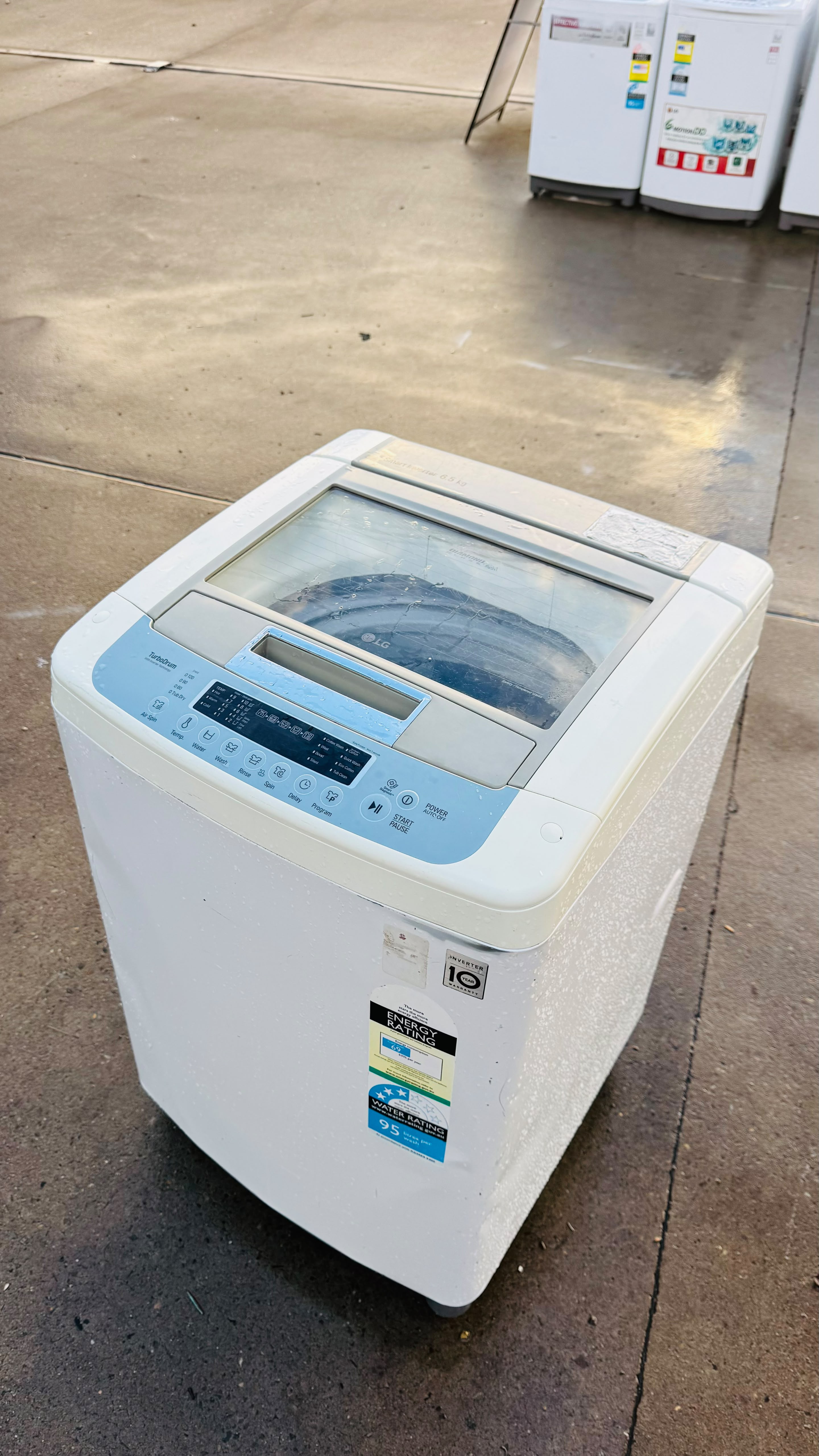LG 6.5KGS TOP LOADER WASHING MACHINE