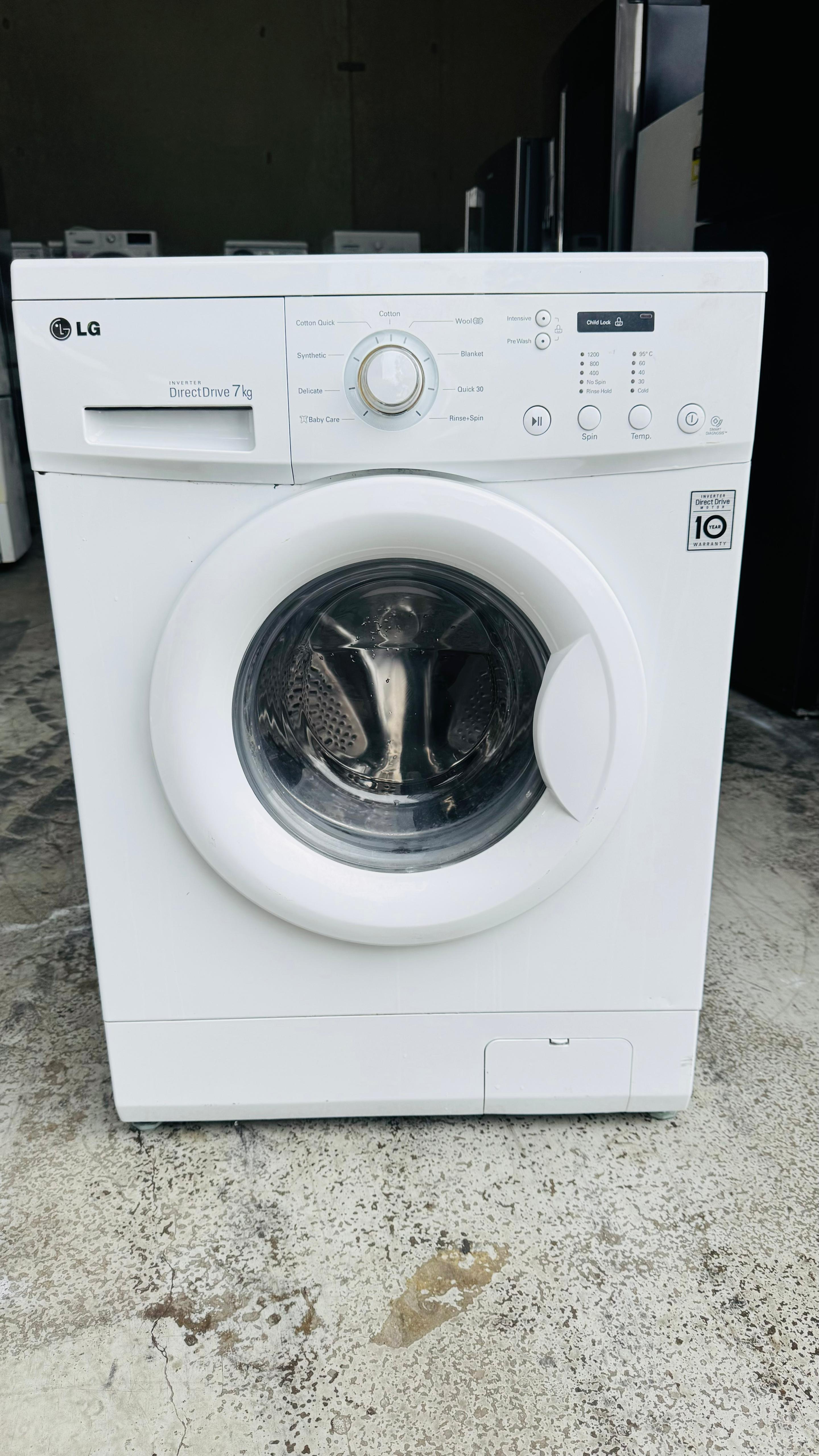 LG 7KGS FRONT LOADER WASHING MACHINE