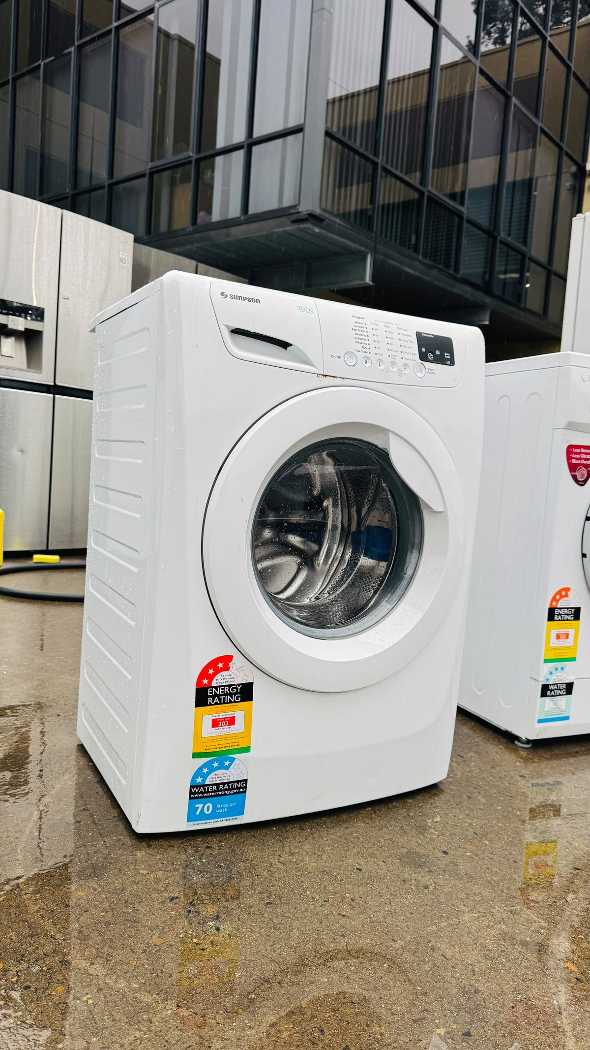 SIMPSON 7KGS FRONT LOADER WASHING MACHINE