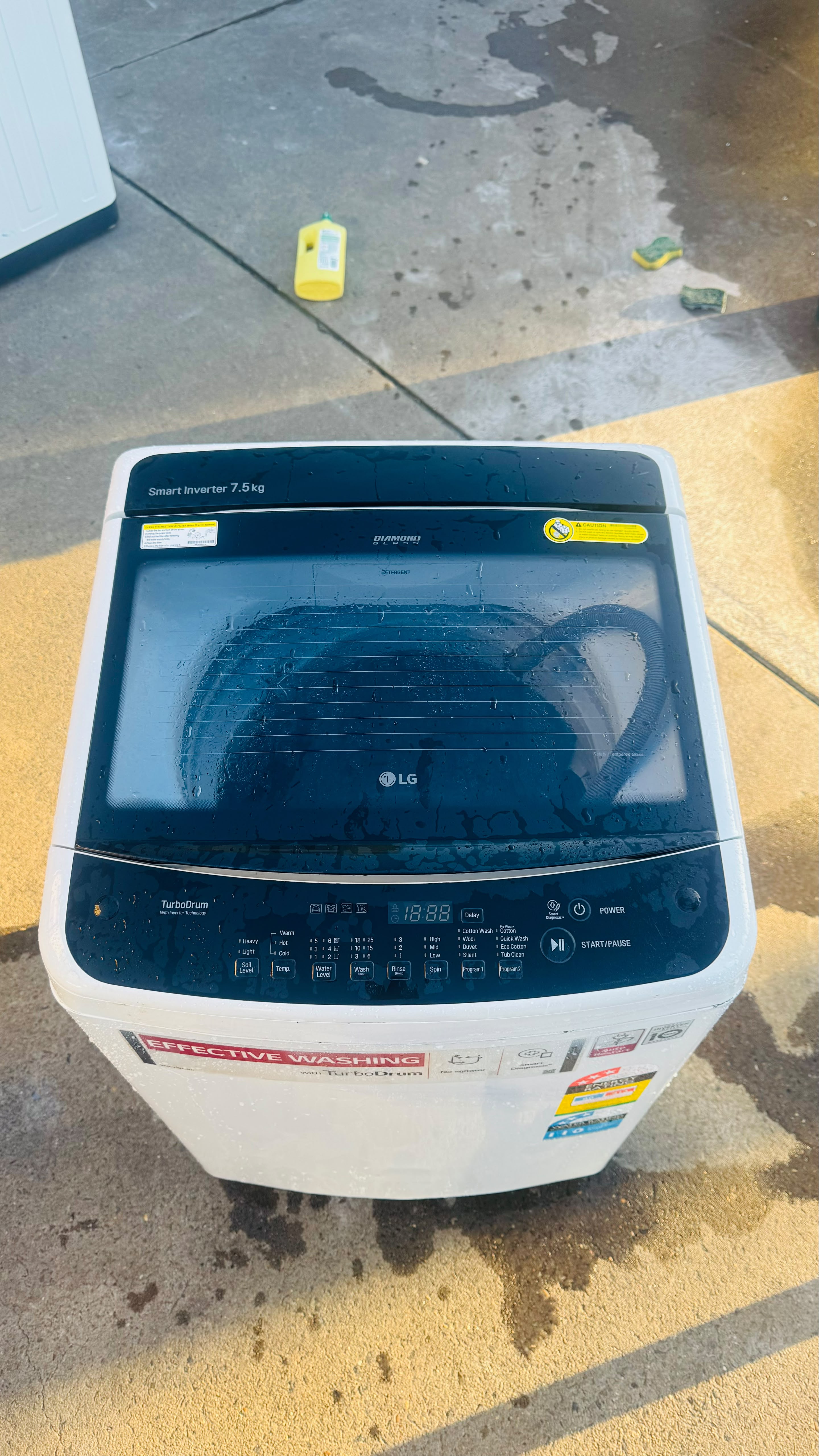 LG 7.5KGS TOP LOADER WASHING MACHINE