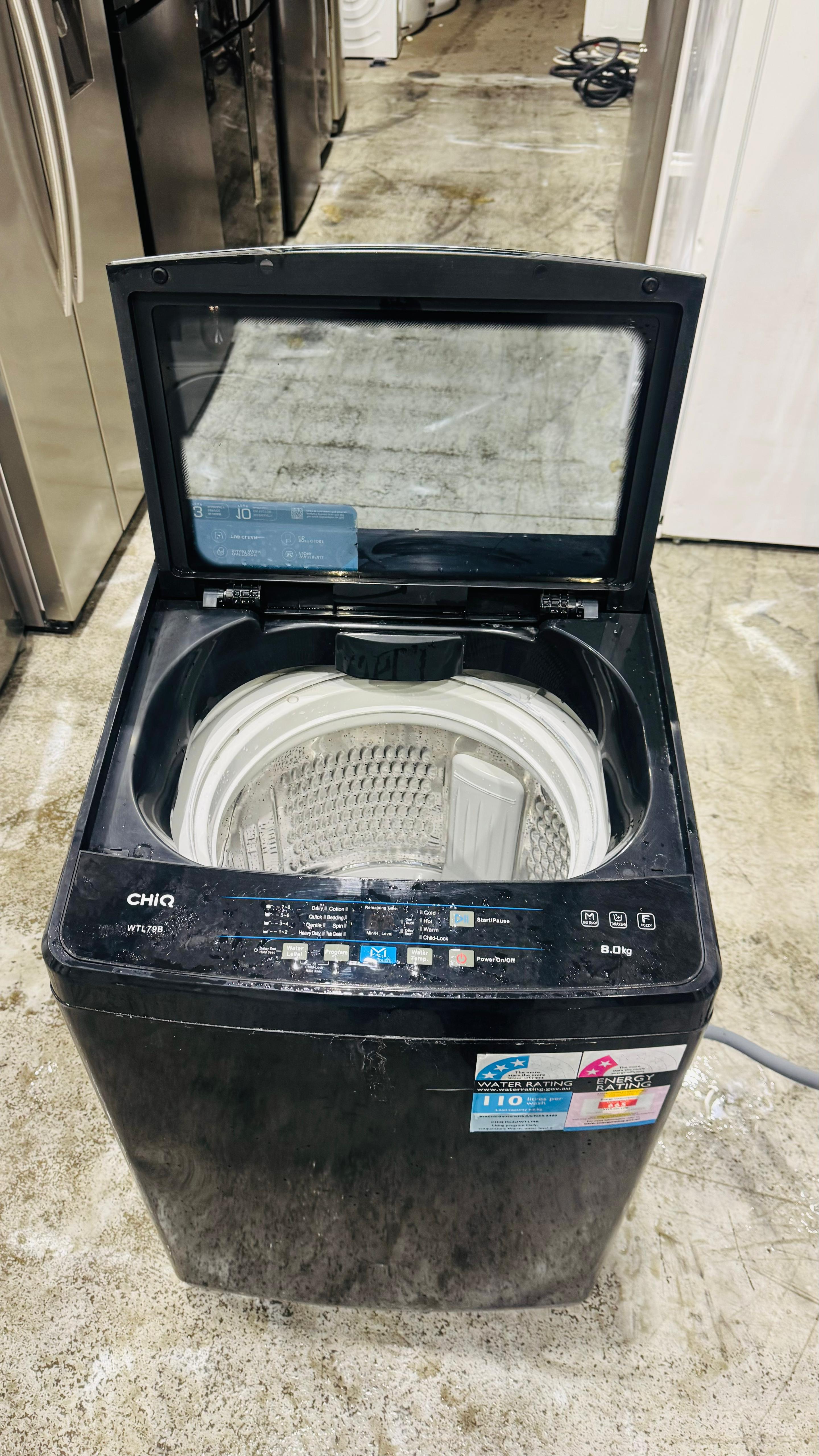 CHIQ 8 KGS TOP LOADER WASHING MACHINE