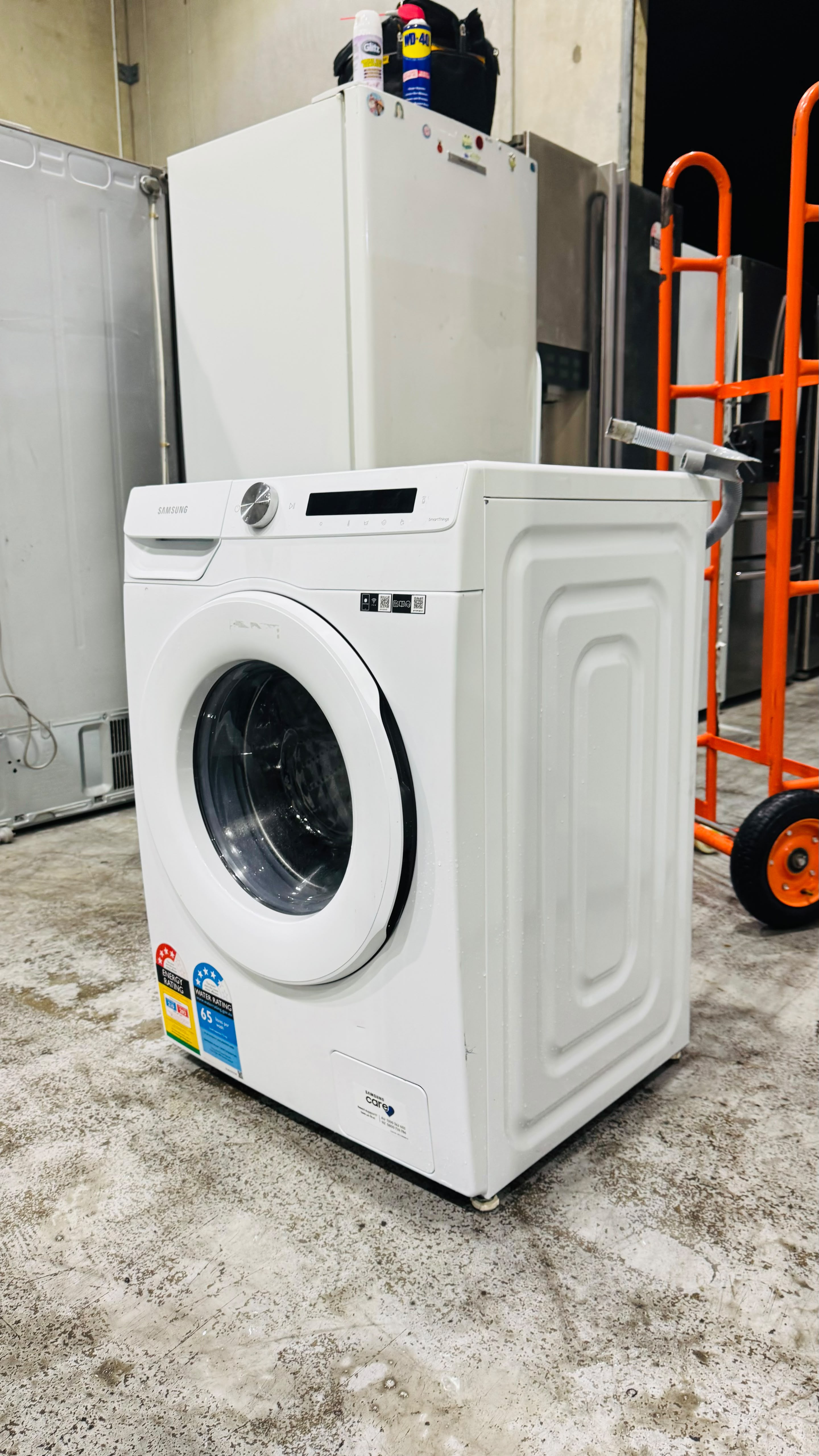 SAMSUNG 7.5KGS FRONT LOADER WASHING MACHINE