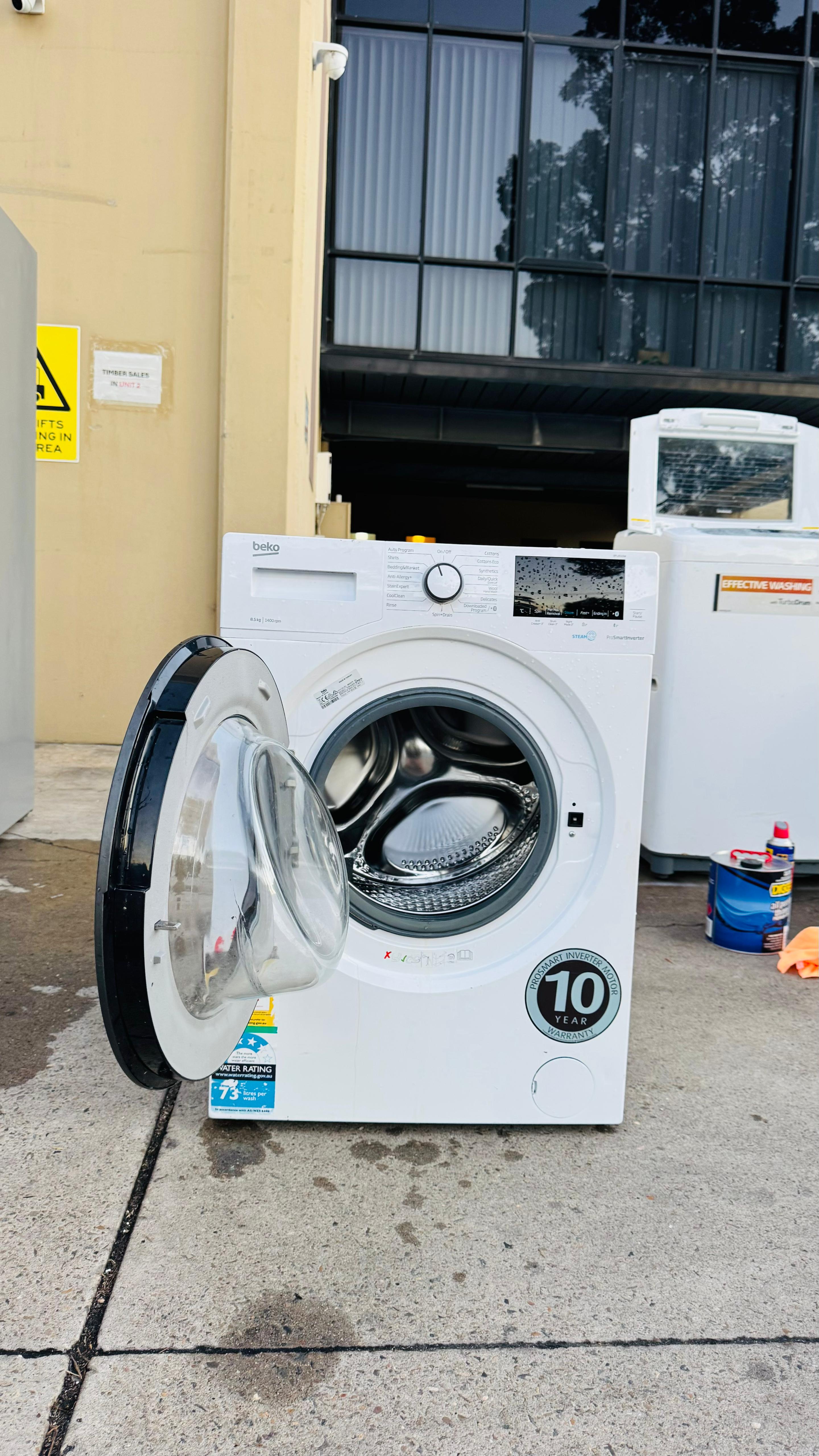 BEKO 8.5 KGS FRONT LOADER WASHING MACHINE