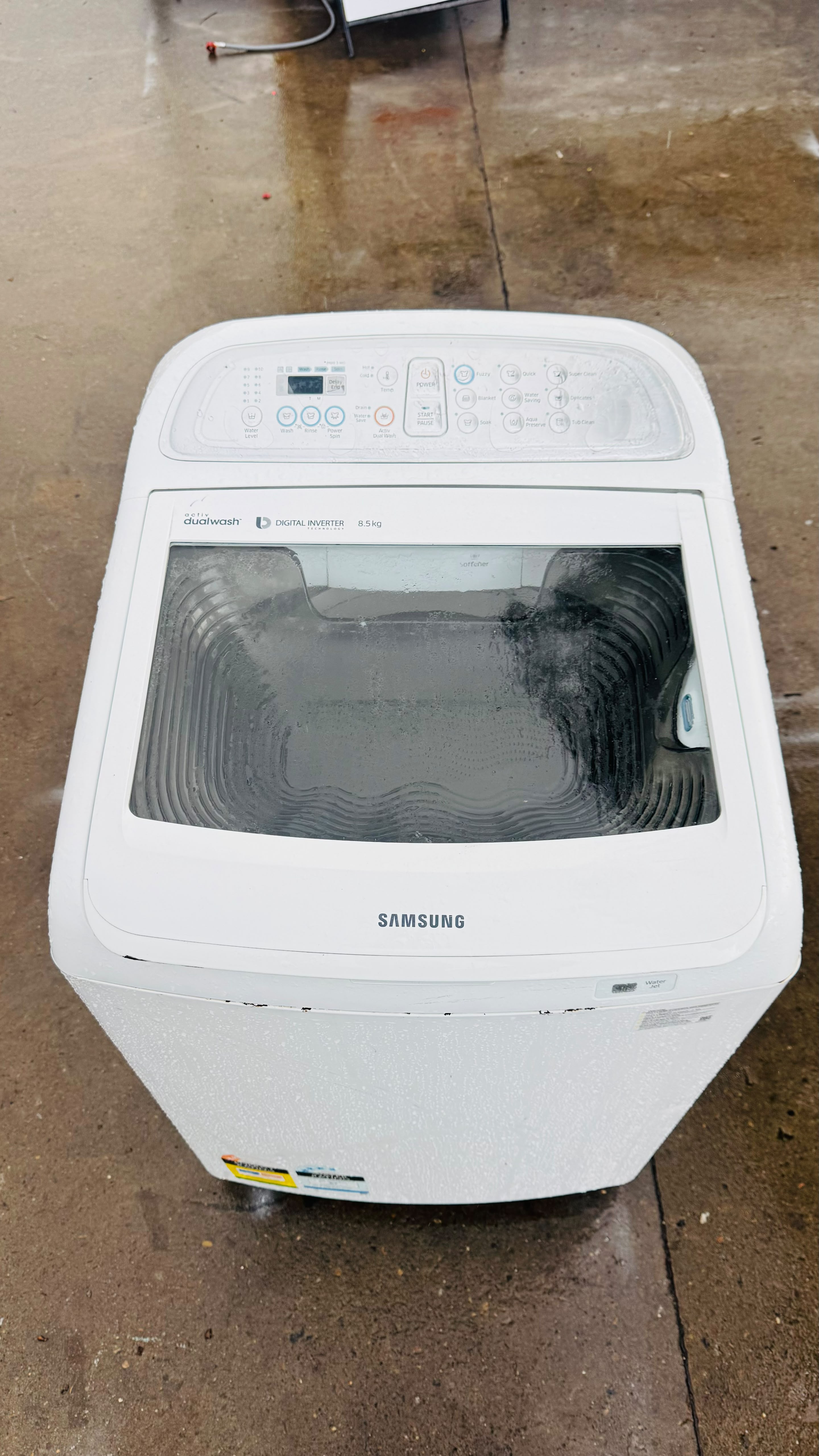 SAMSUNG 8.5KGS TOP LOADER WASHING MACHINE