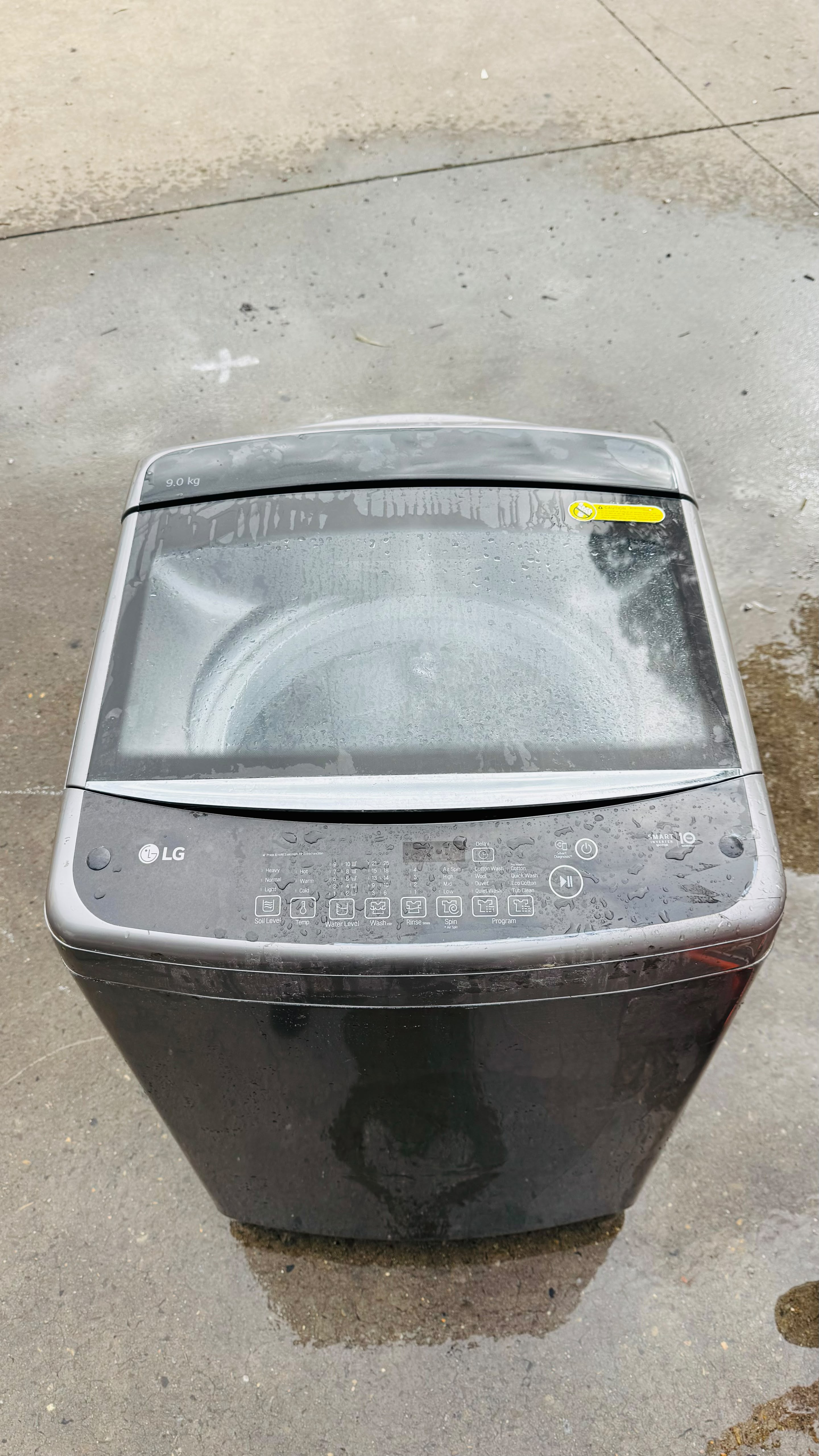LG 9KGS TOP LOADER WASHING MACHINE