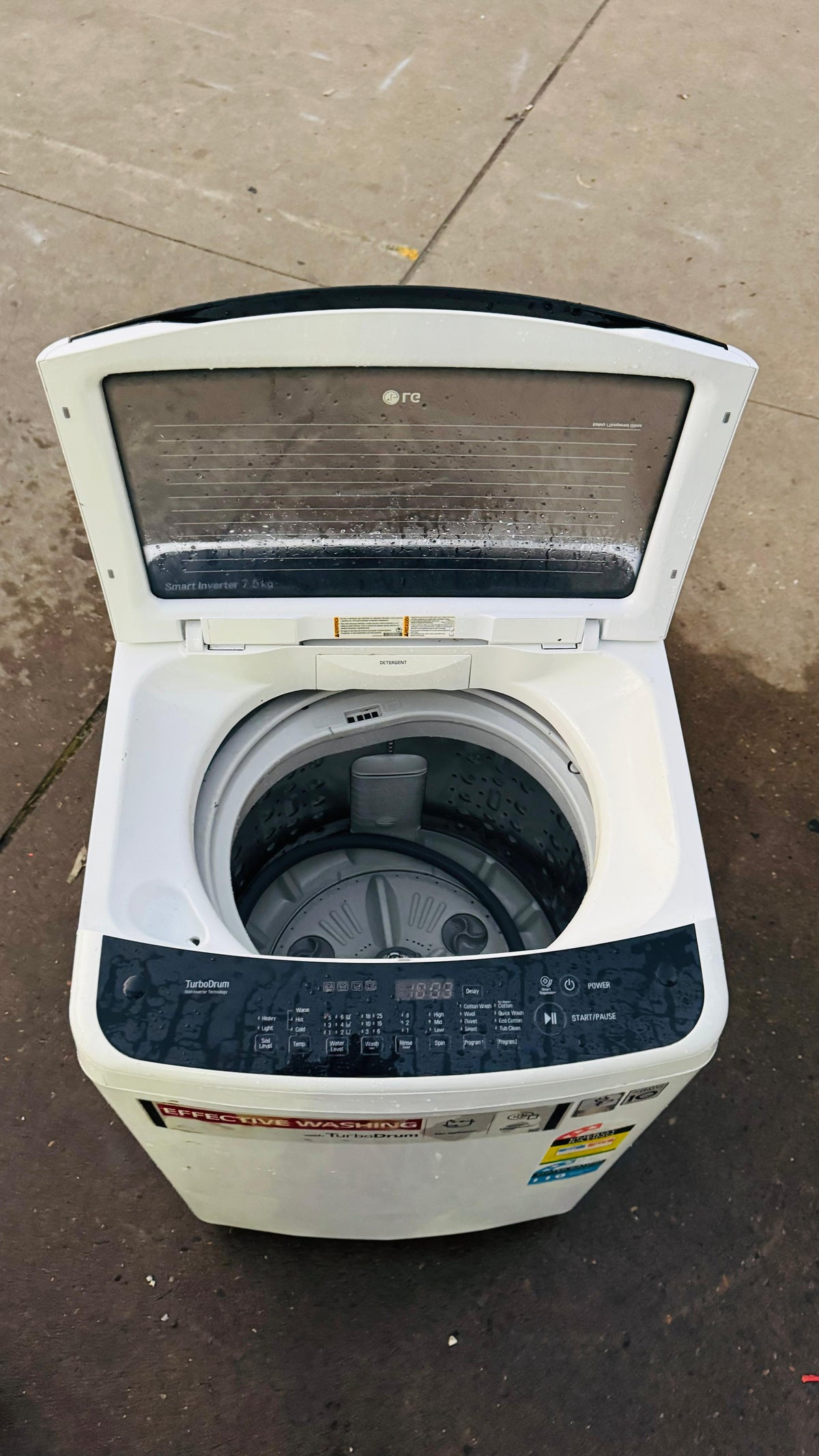 LG 7.5KGS TOP LOADER WASHING MACHINE