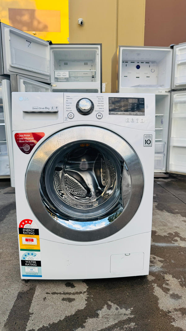 LG 8 KGS FRONT LOADER WASHING MACHINE