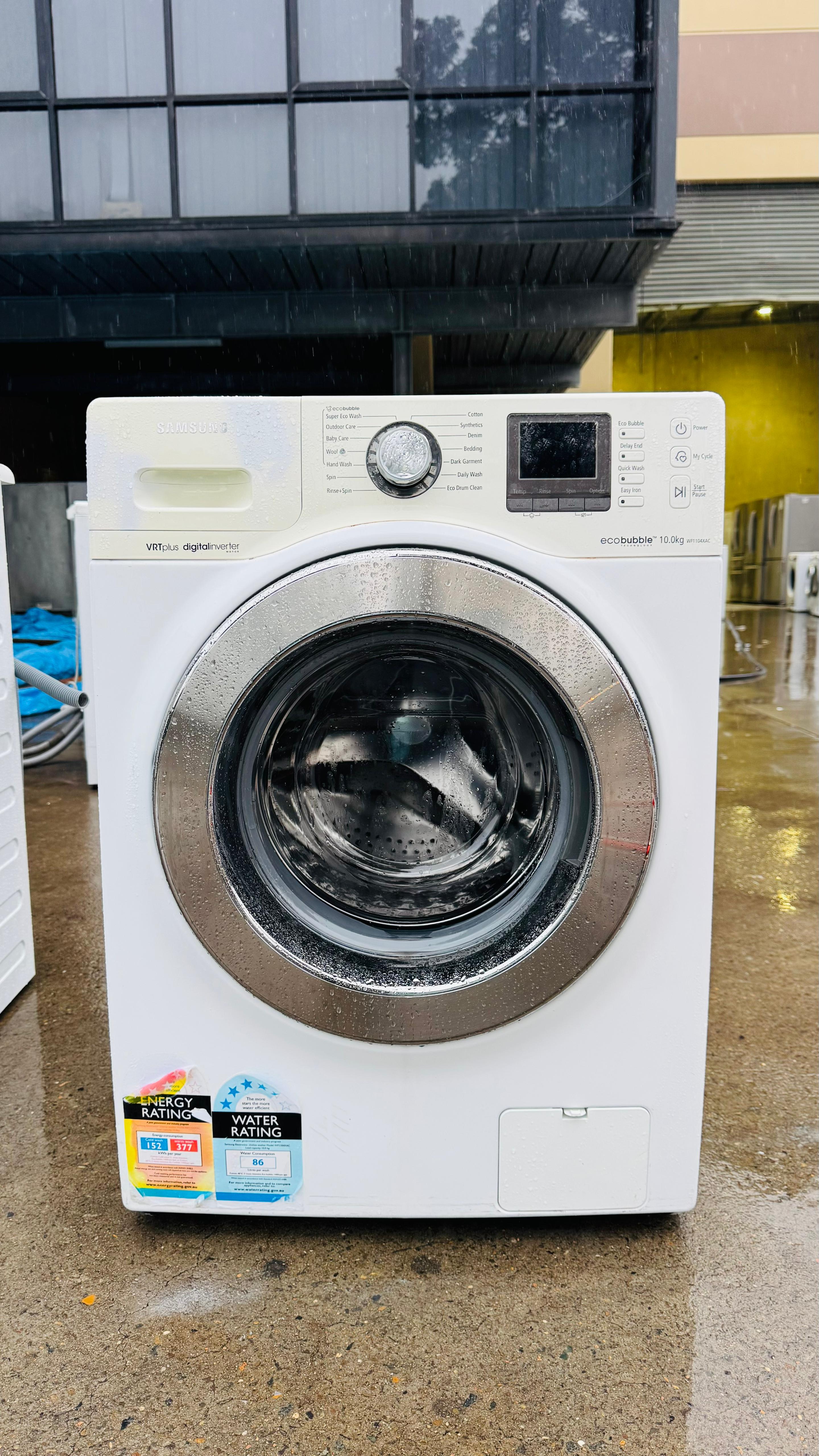 SAMSUNG 10KGS FRONT LOADER WASHING MACHINE