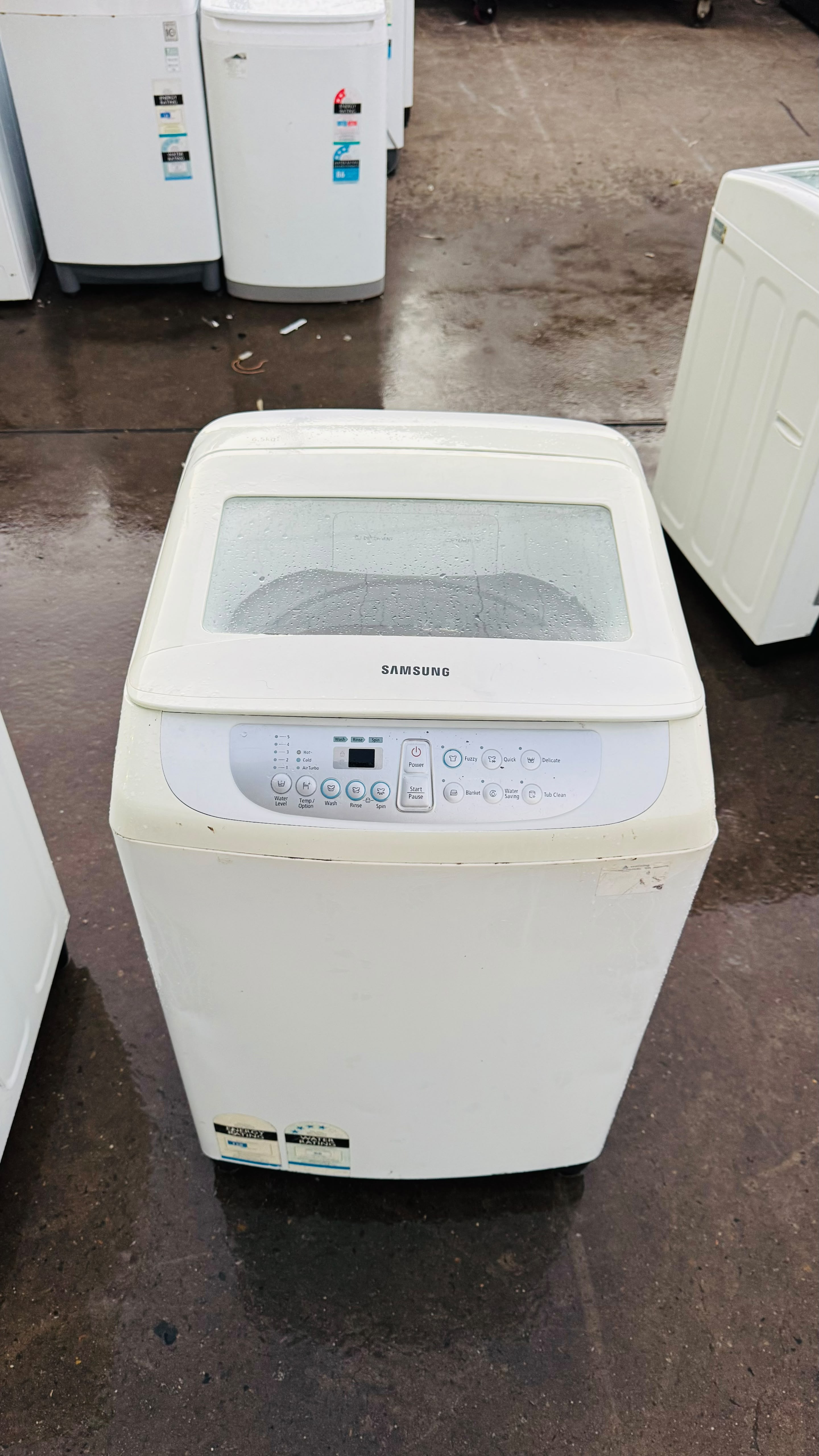 SAMSUNG 6.5KGS TOP LOADER WASHING MACHINE