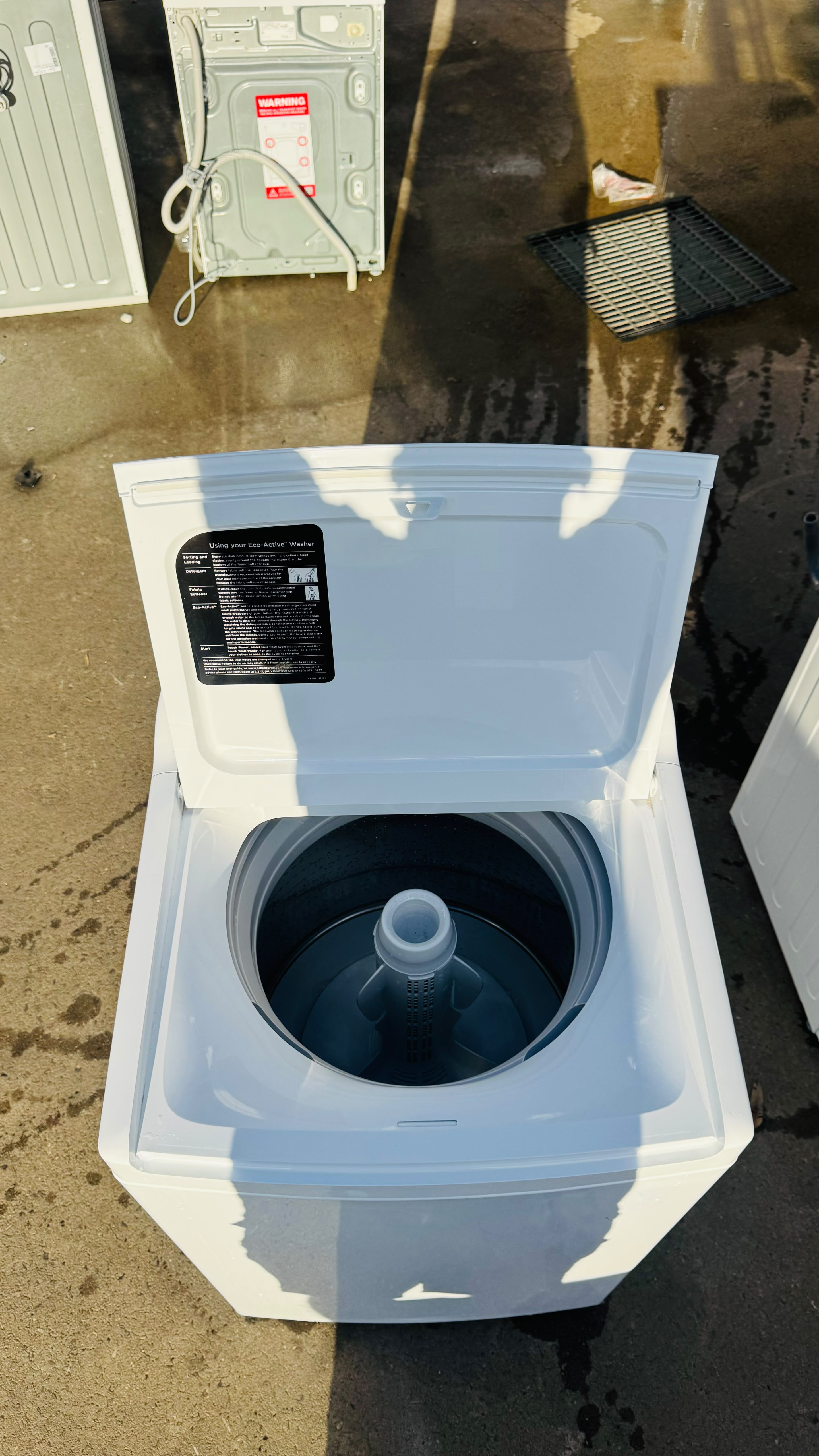 FISHER AND PAYKEL 8.5KGS TOP LOADER WASHING MACHINE