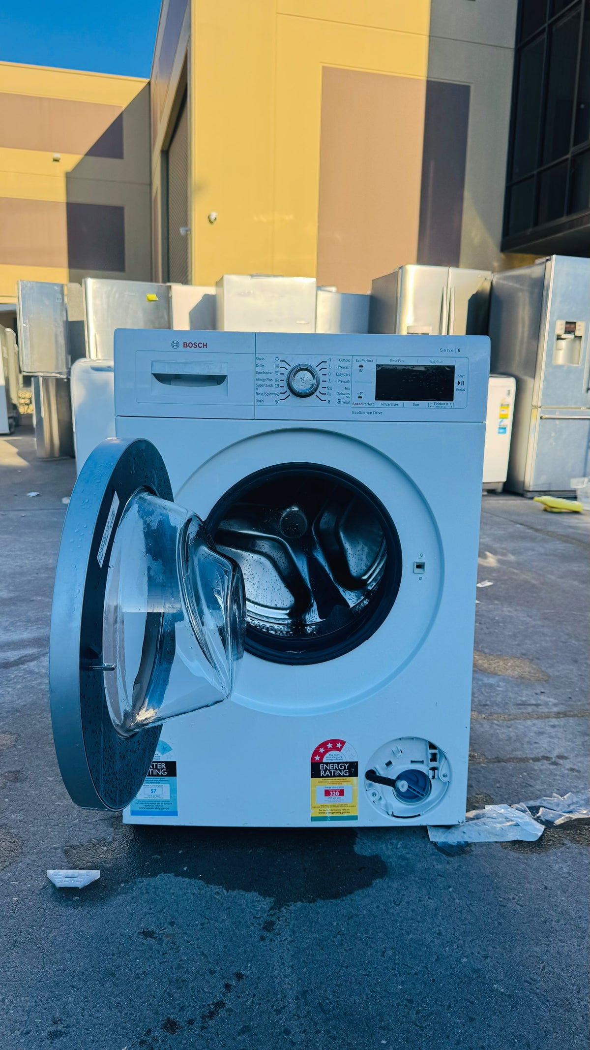 BOSCH 8KGS FRONT LOADER WASHING MACHINE