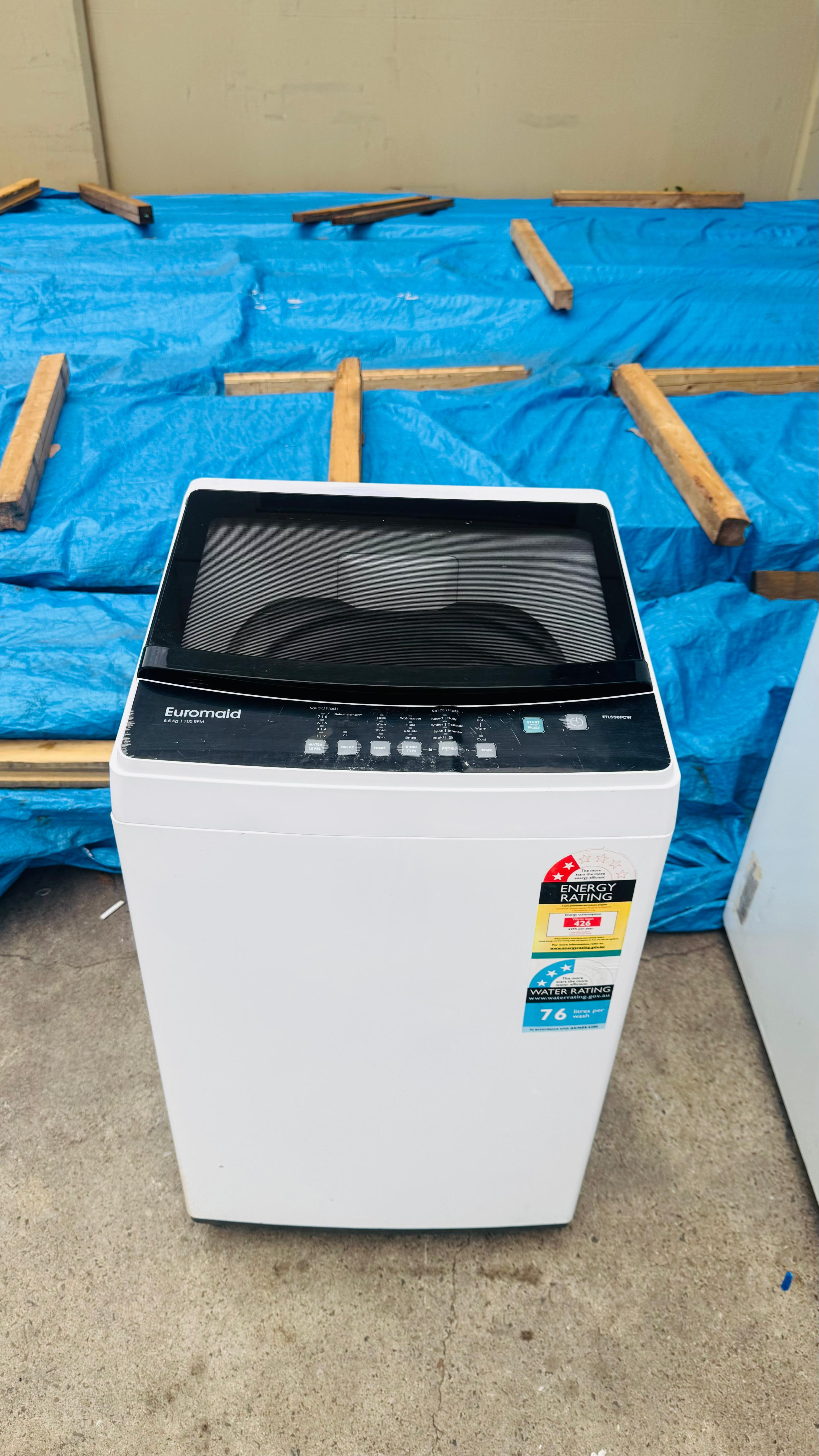 EUROMAID 5.5KGS TOP LOADER WASHING MACHINE