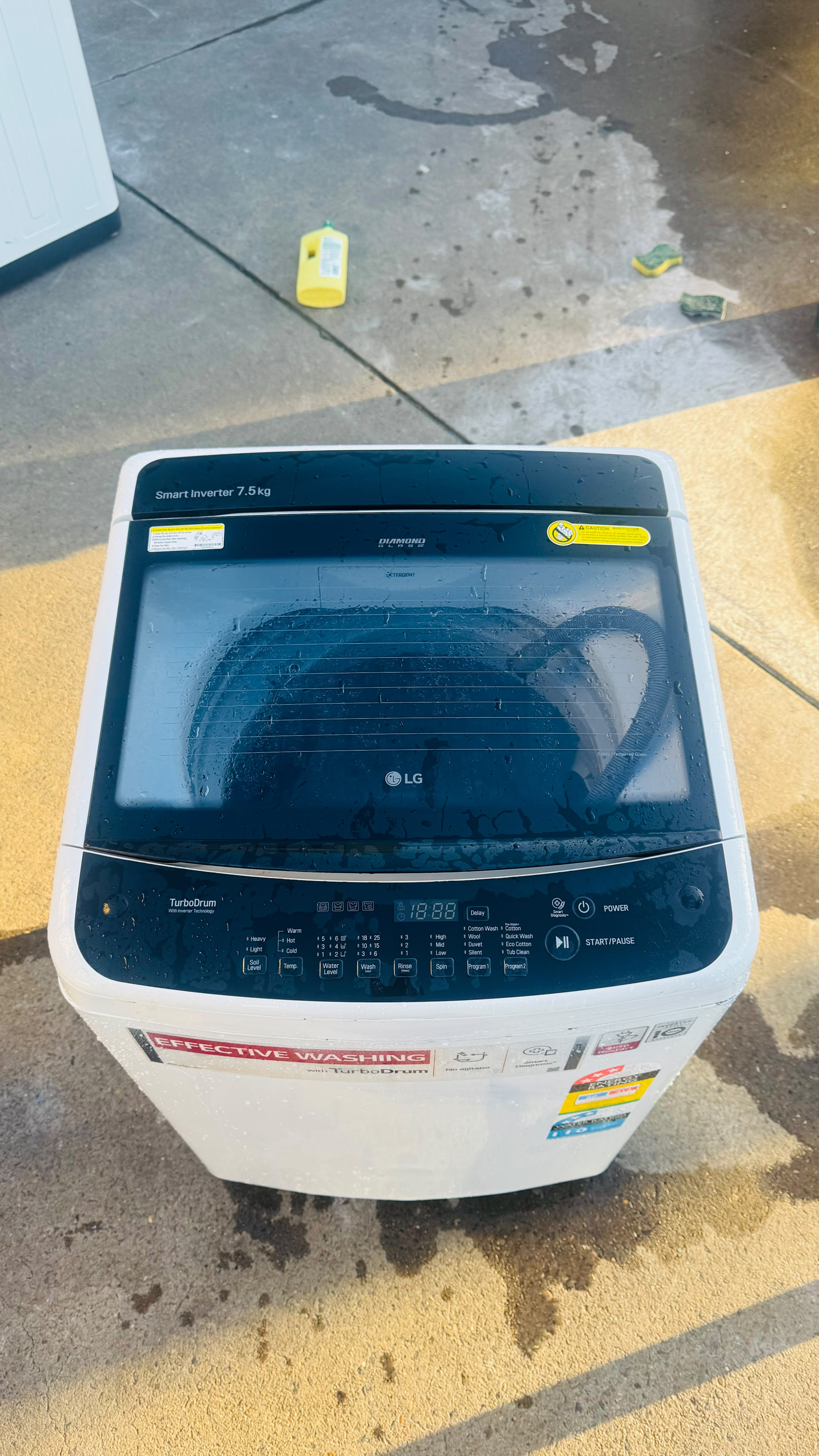 LG 7.5KGS TOP LOADER WASHING MACHINE