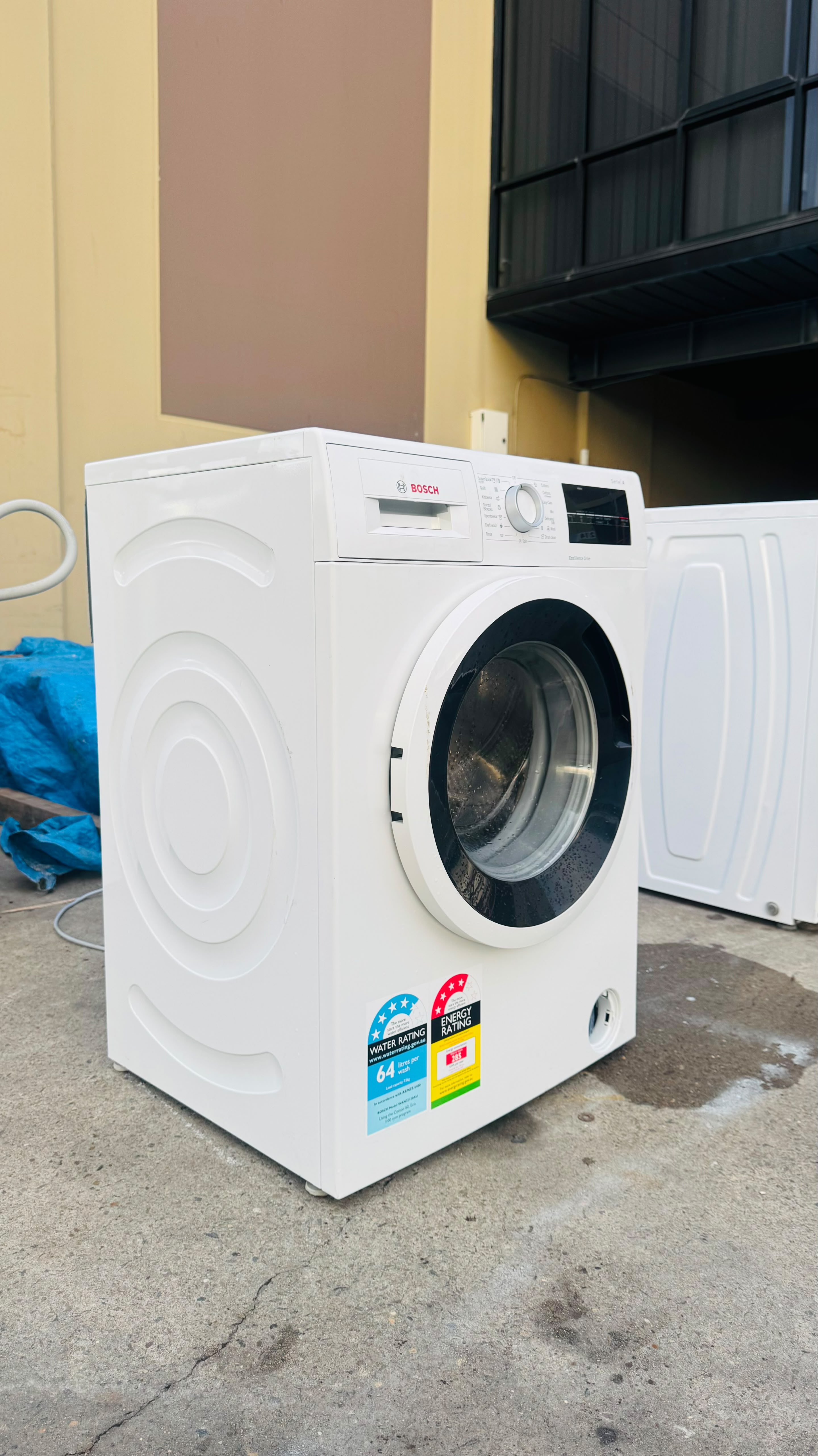BOSCH 7.5KGS FRONT LOADER WASHING MACHINE