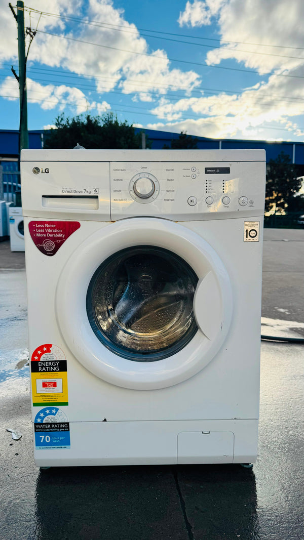 LG 7KGS FRONT LOADER WASHING MACHINE