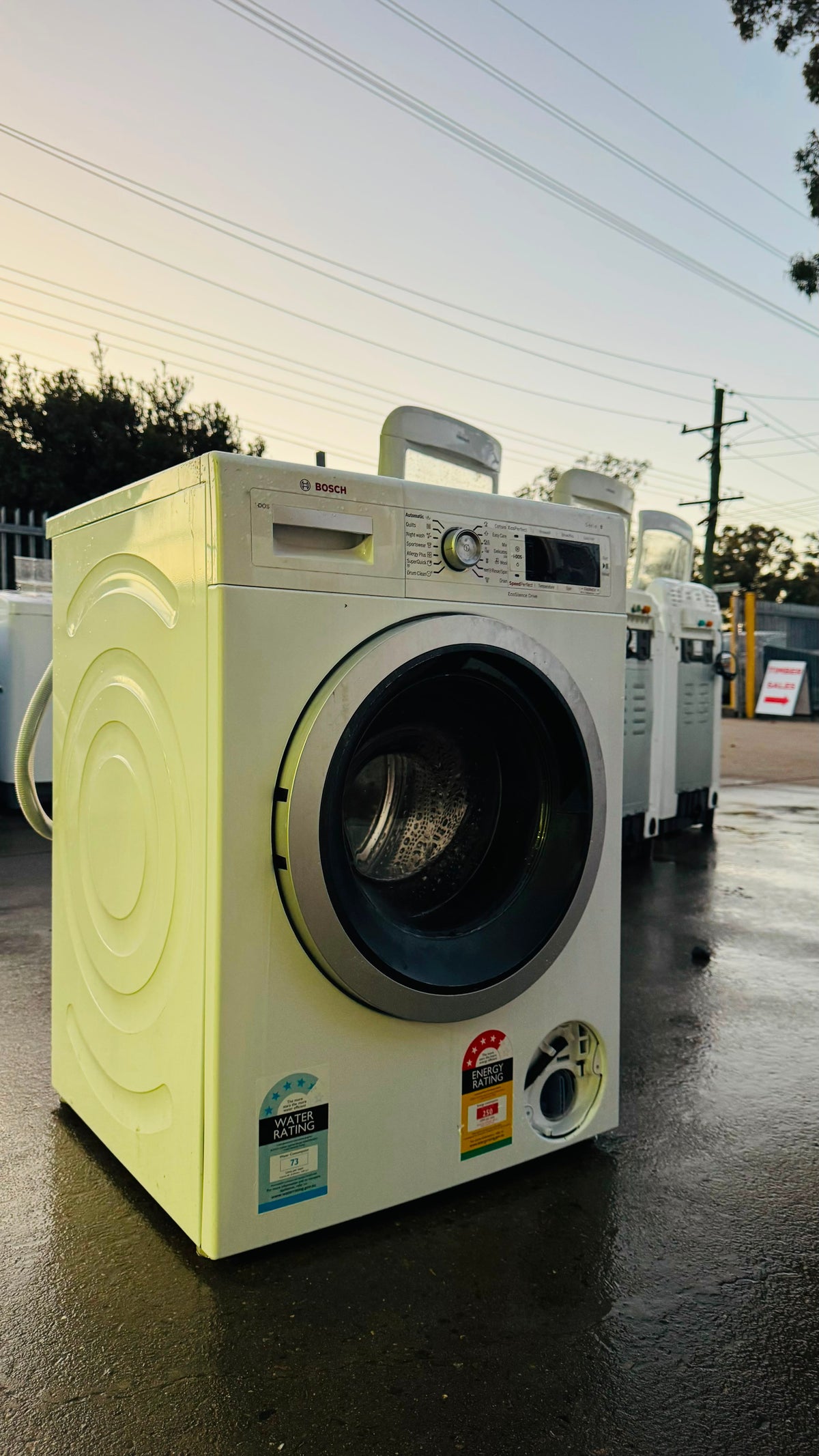 BOSCH 8.5KGS FRONT LOADER WASHING MACHINE