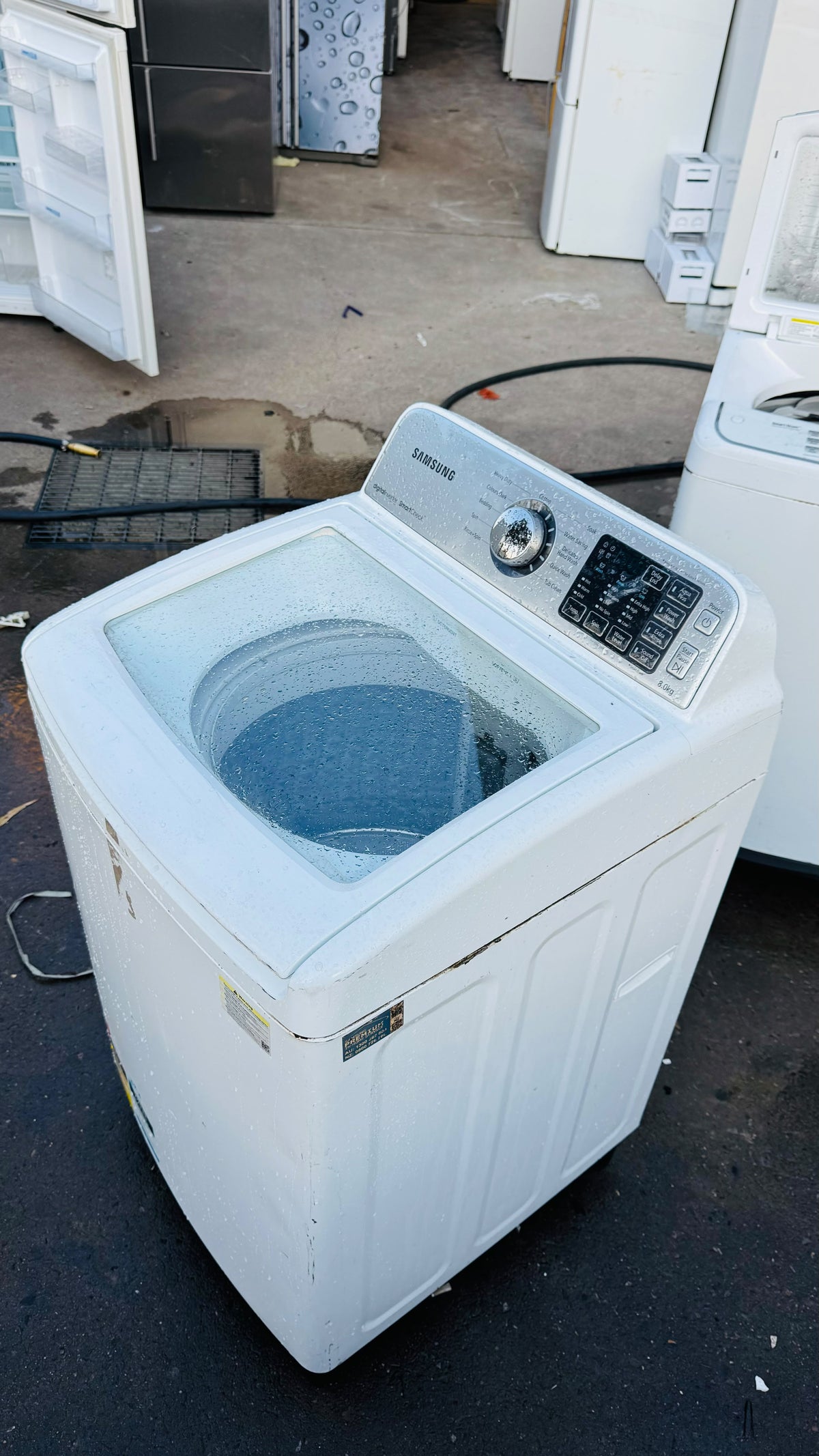 SAMSUNG 8KGS TOP LOADER WASHING MACHINE
