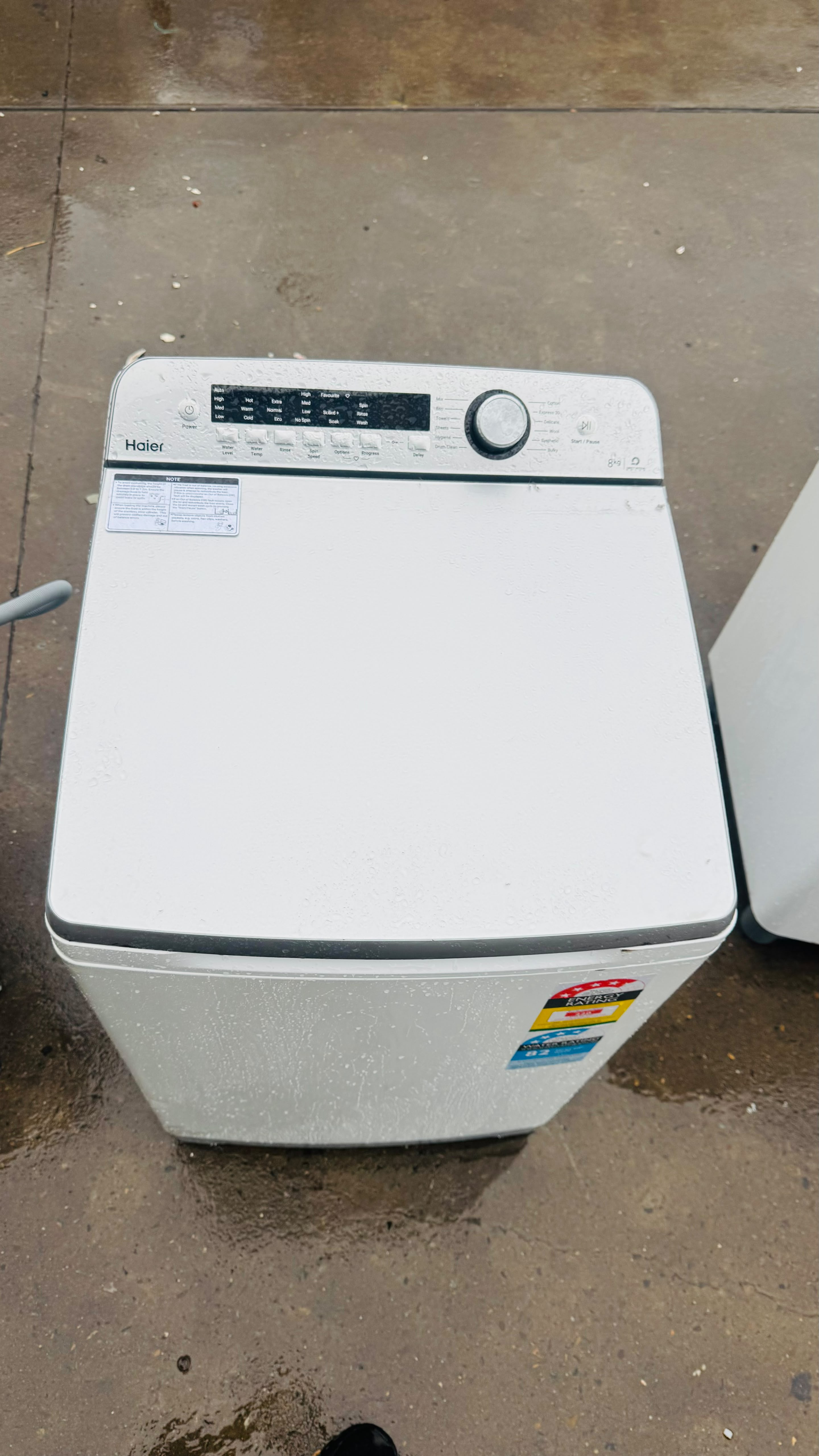 HAIER 8KGS TOP LOADER WASHING MACHINE
