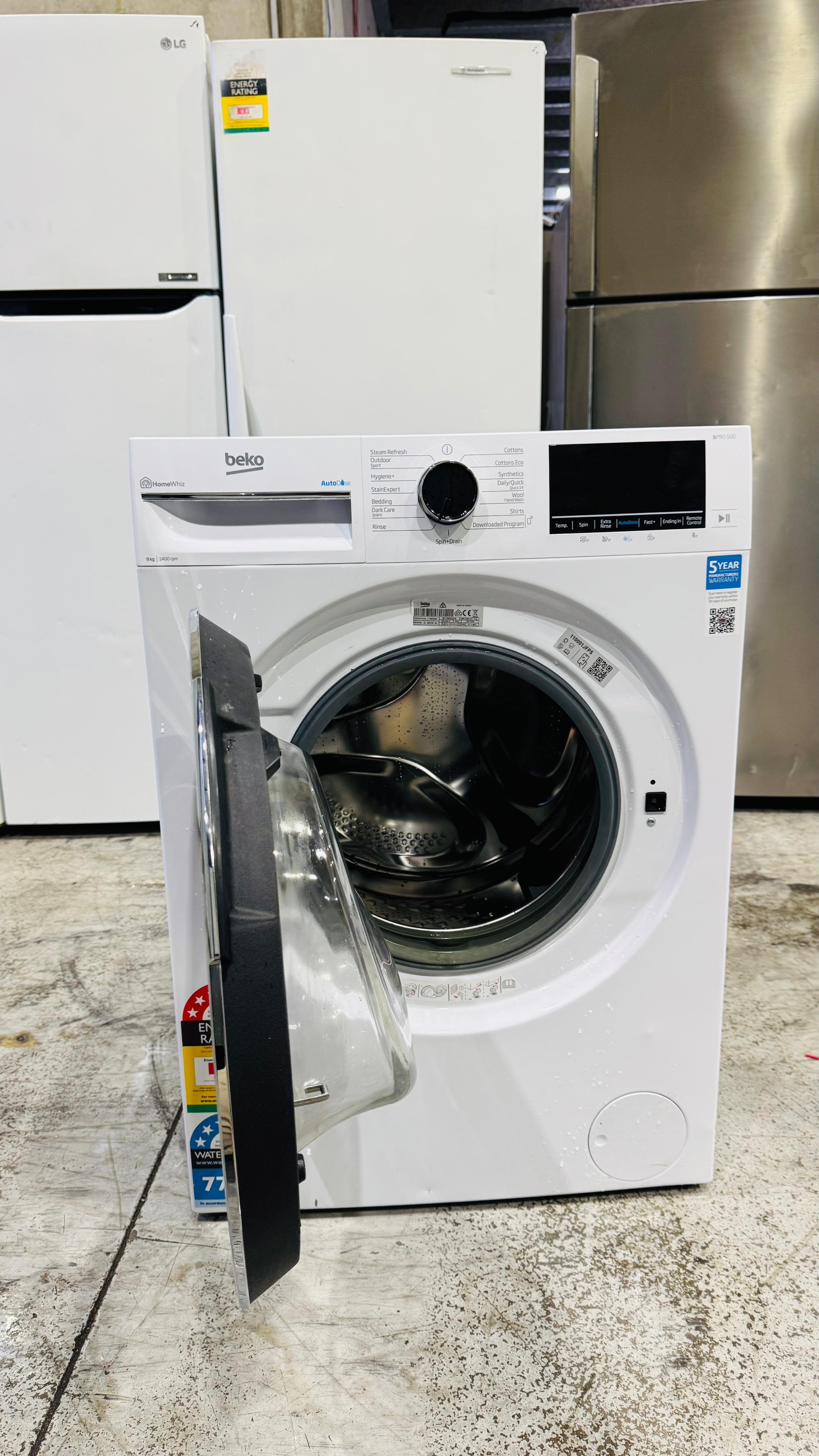 BEKO 9KGS FRONT LOADER WASHING MACHINE