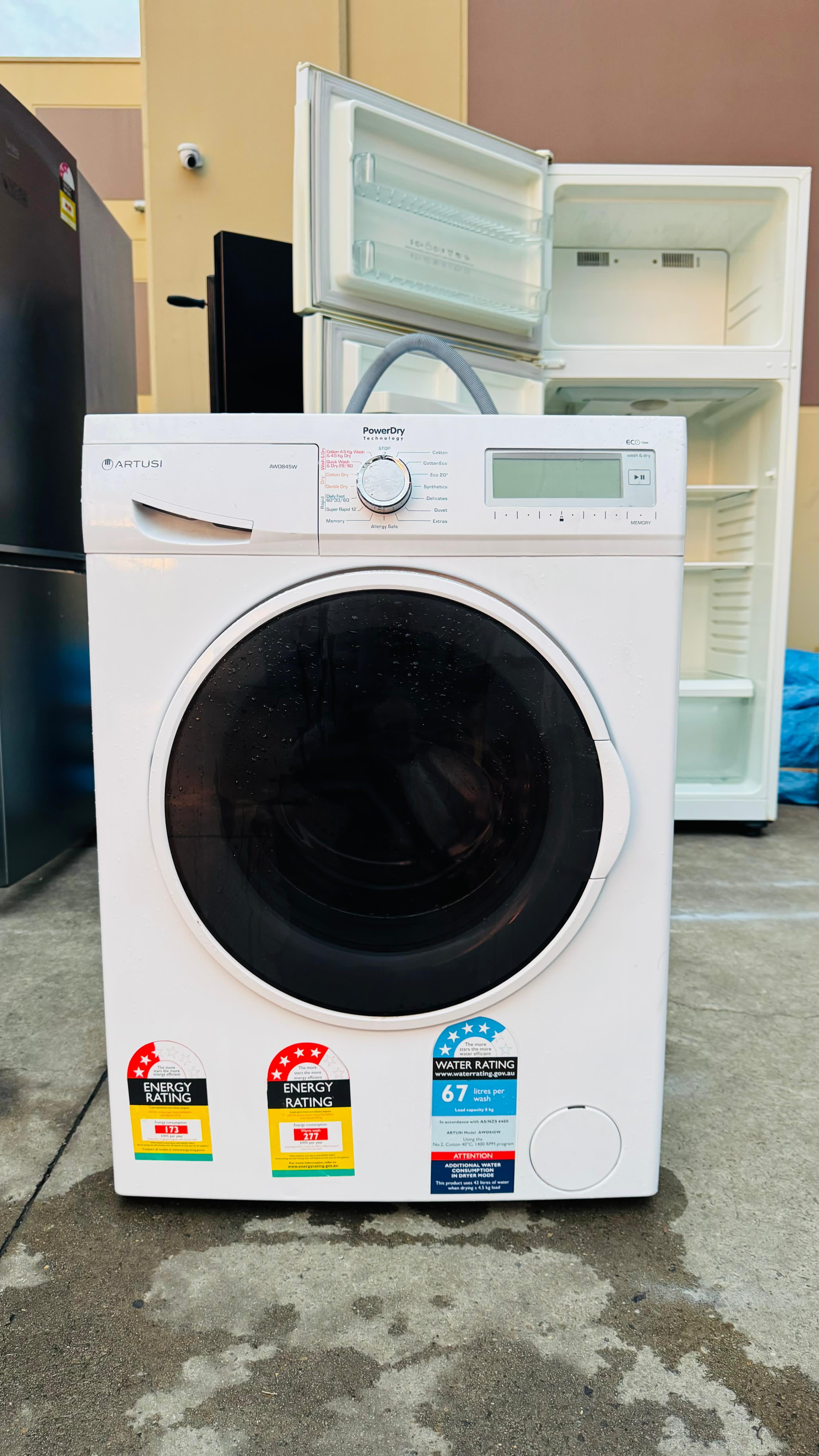 ARTUSI 8 KGS WASHING MACHINE ONLY