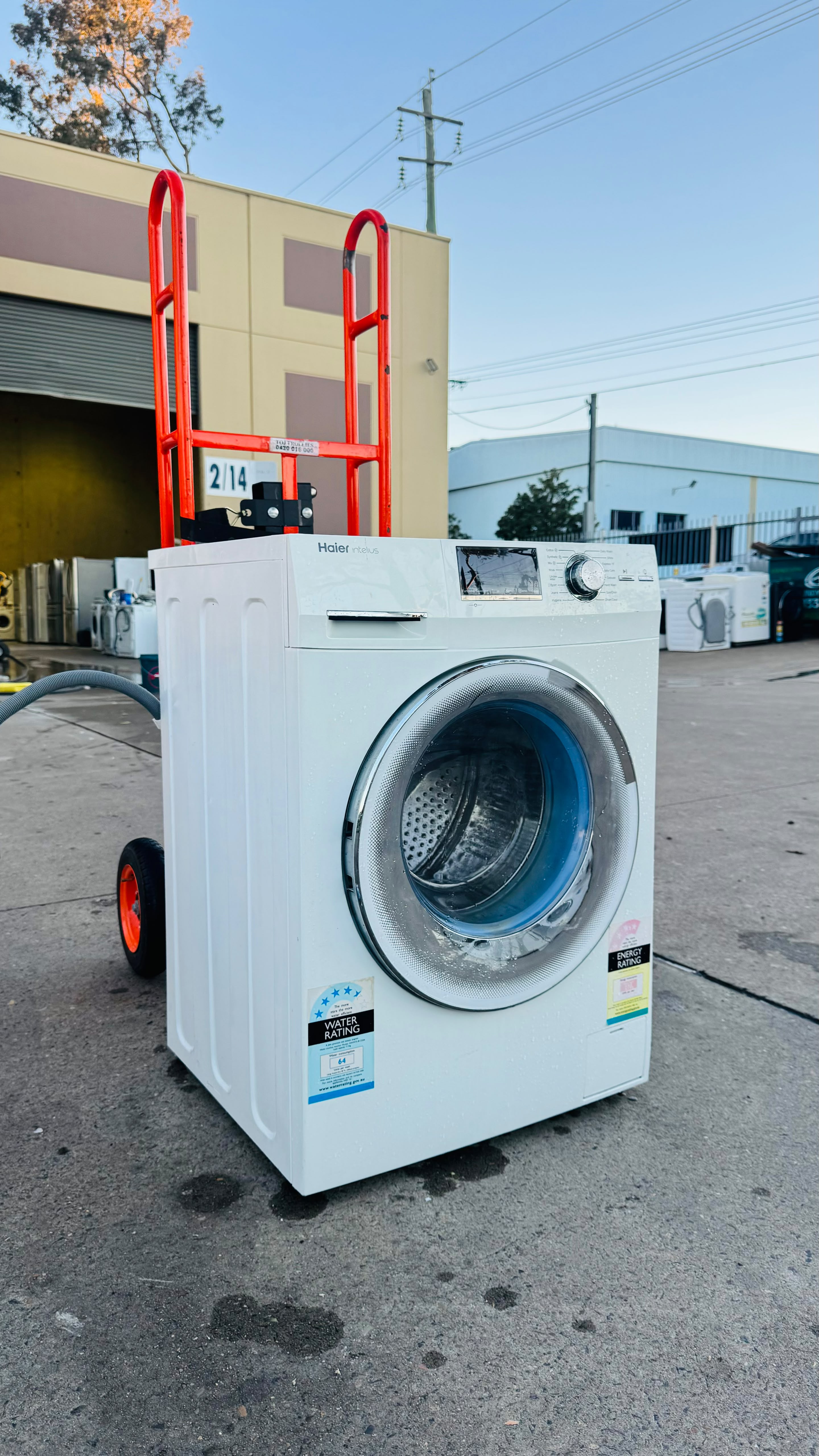 HAIER 7.5KGS FRONT LOADER WASHING MACHINE