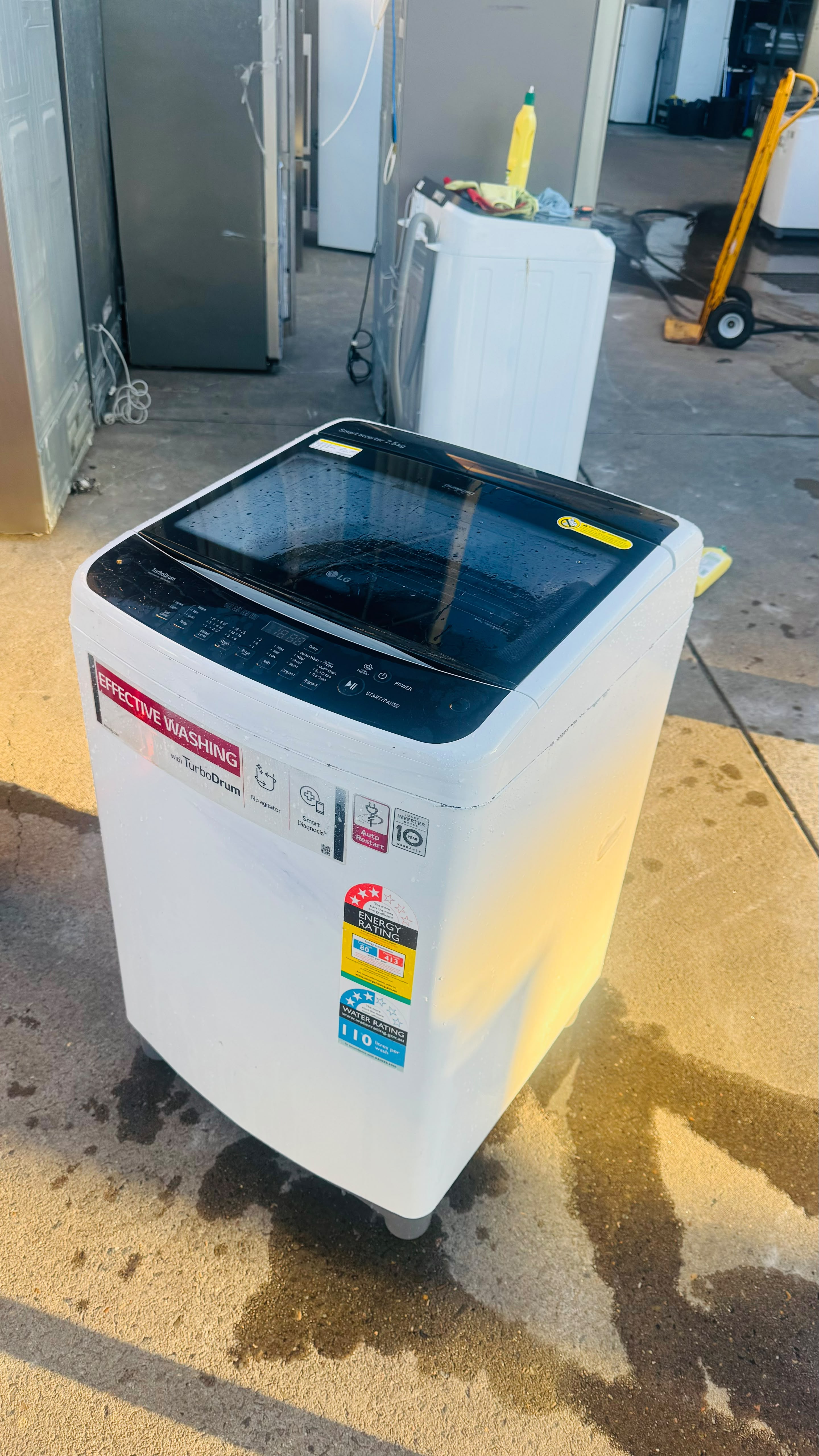 LG 7.5KGS TOP LOADER WASHING MACHINE