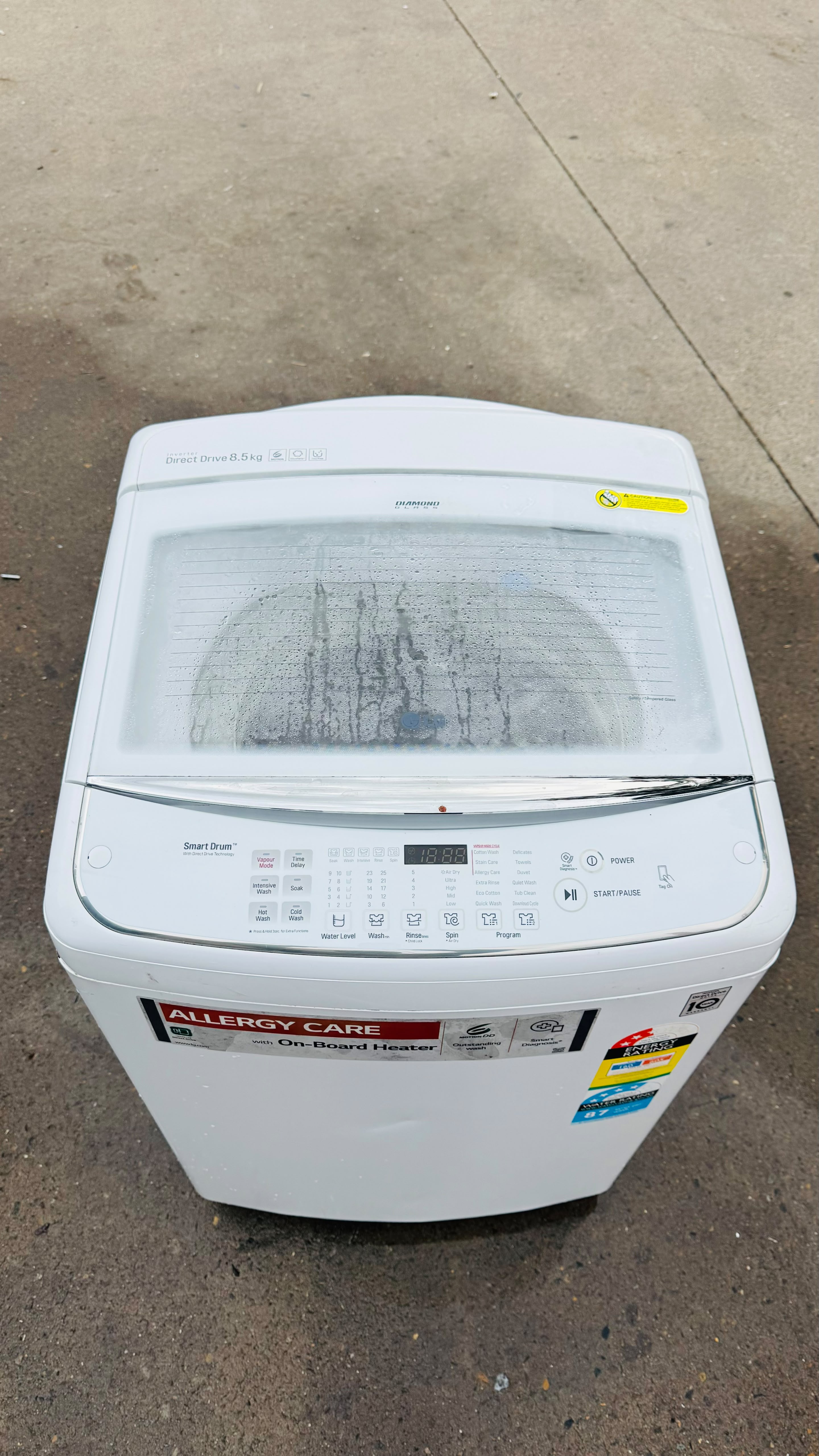 LG 8.5KGS TOP LOADER WASHING MACHINE