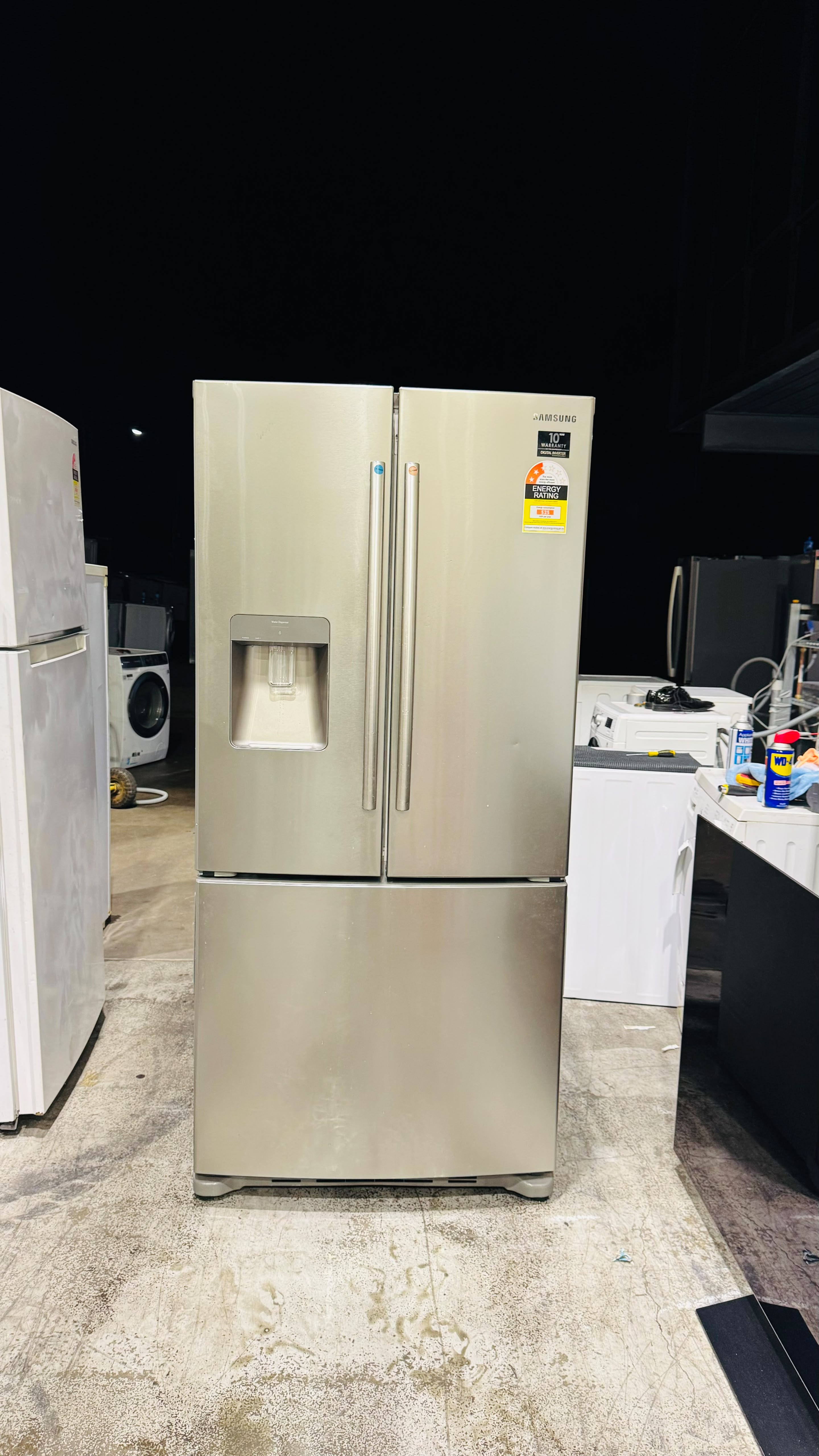 SAMSUNG FRENCH DOOR 533 FRIDGE FREEZER