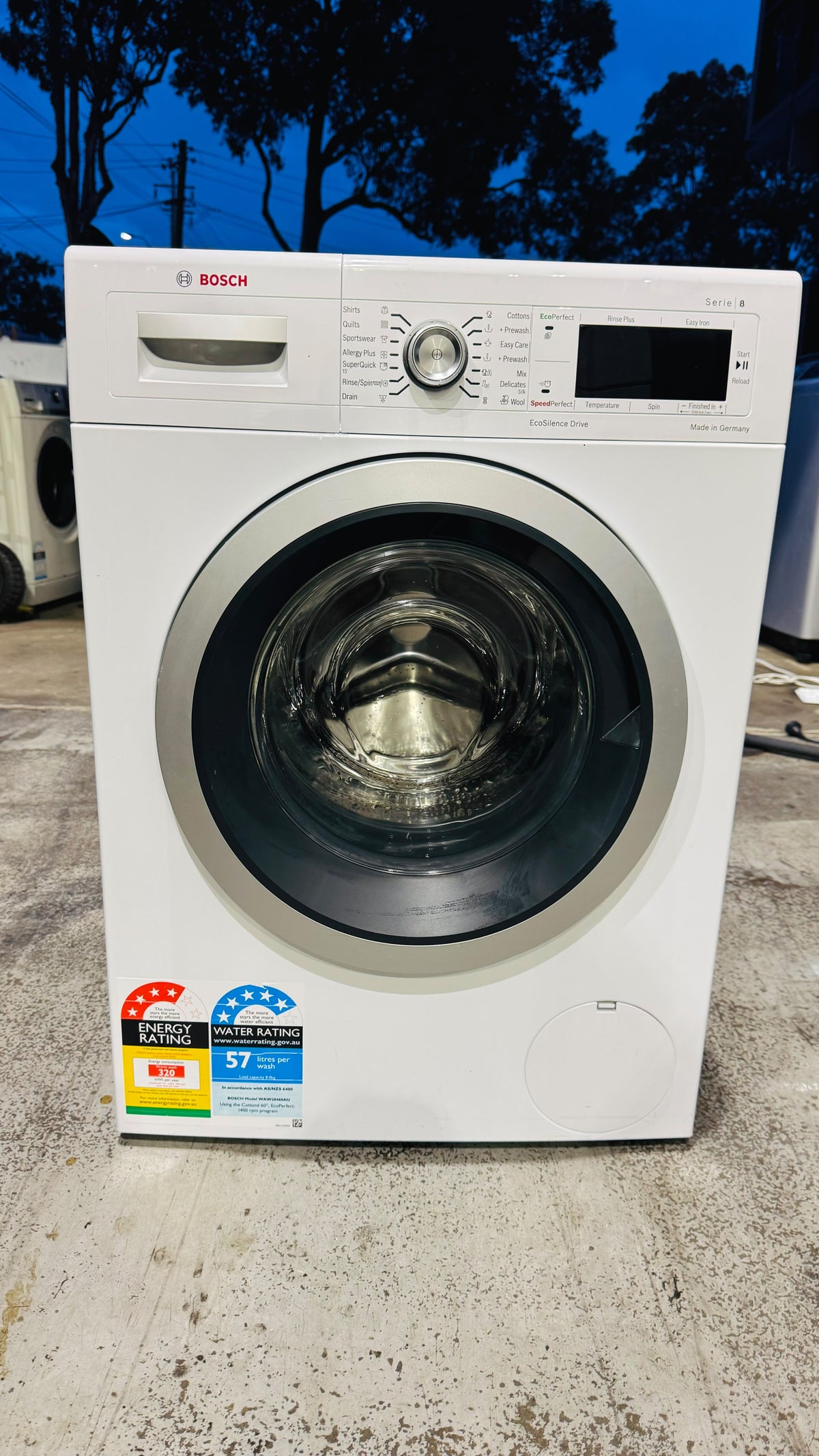 BOSCH 8KGS FRONT LOADER WASHING MACHINE