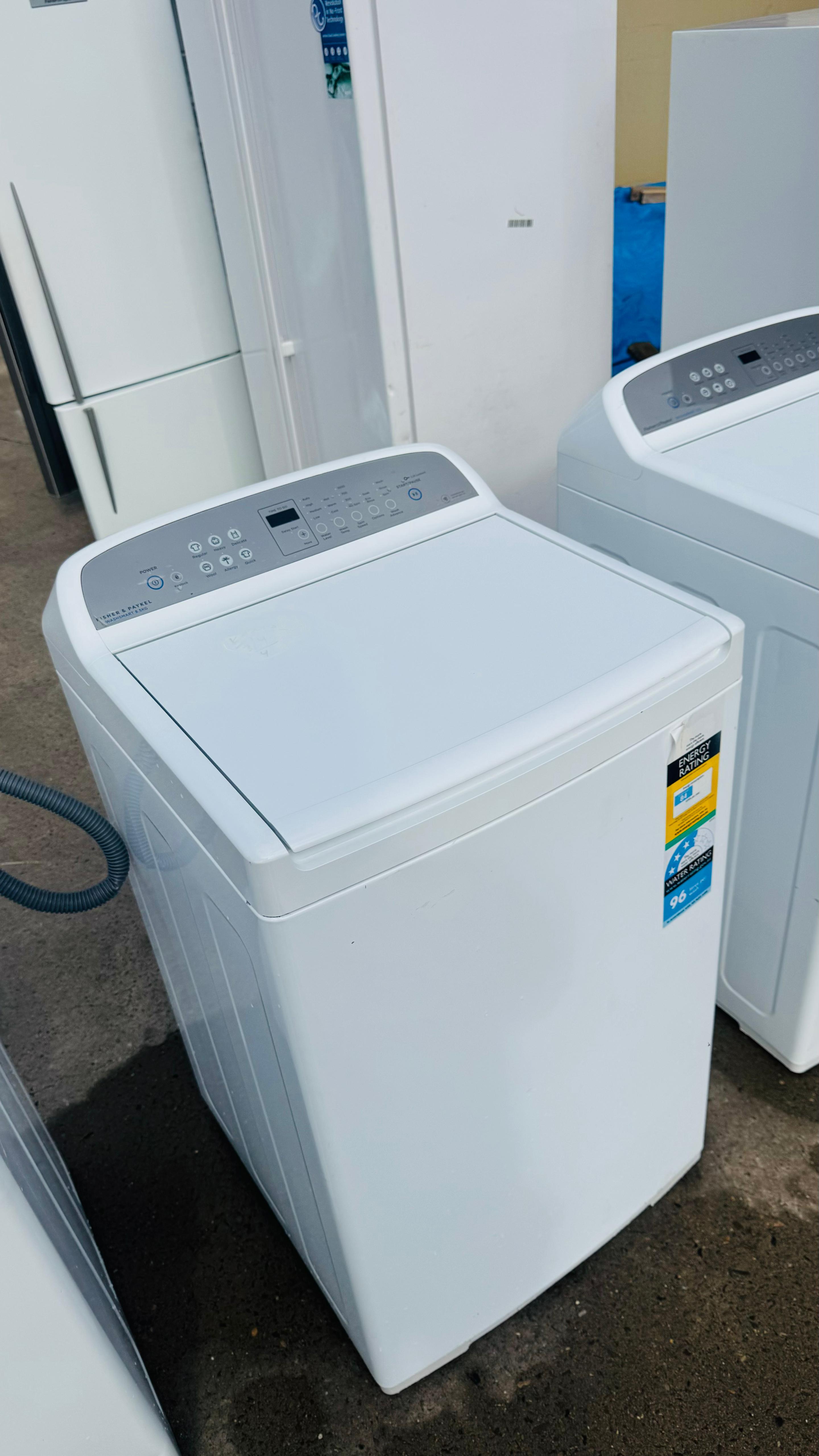 FISHER AND PAYKEL 8.5KGS TOP LOADER WASHING MACHINE