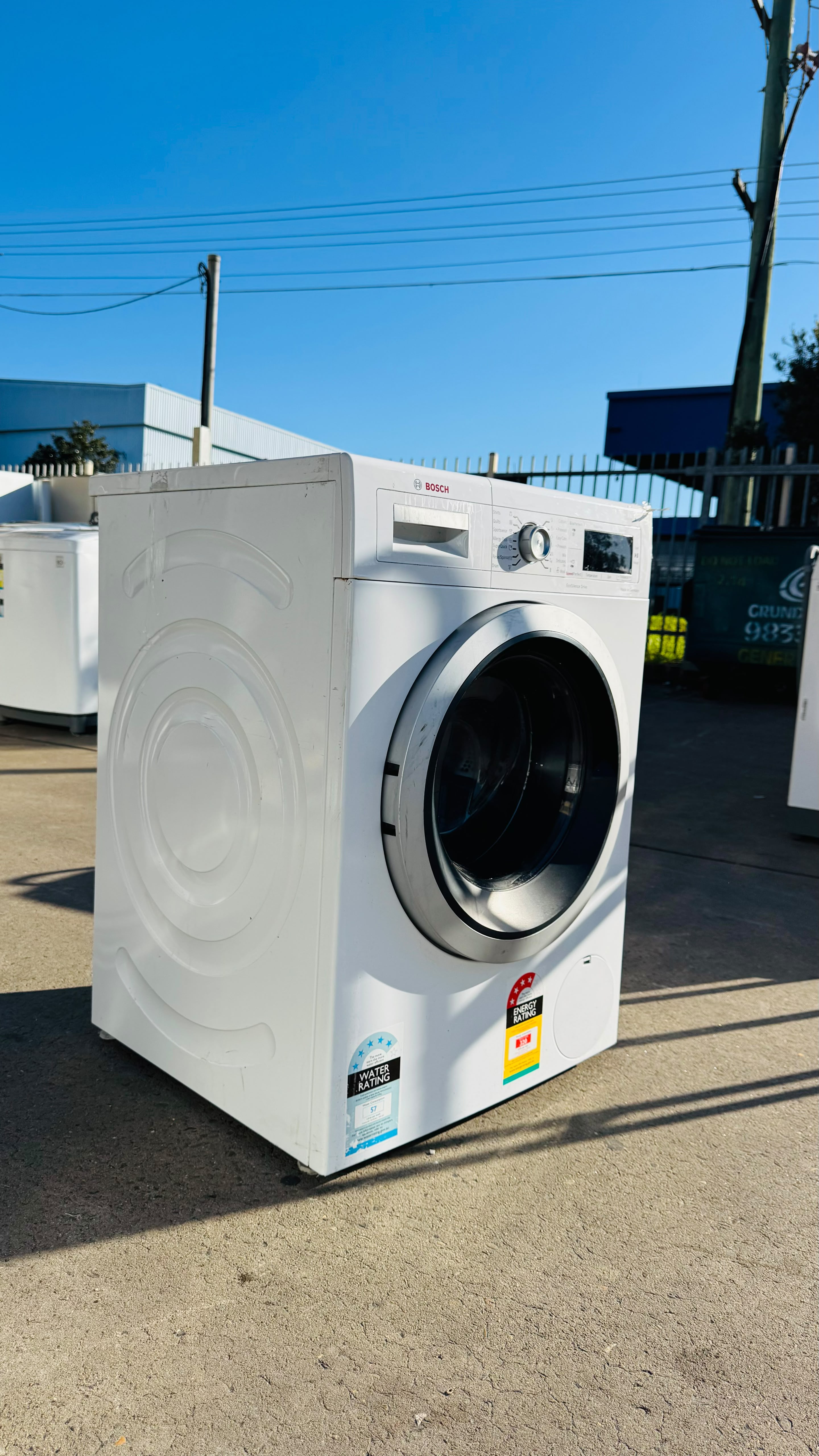 BOSCH 8KGS FRONT LOADER WASHING MACHINE