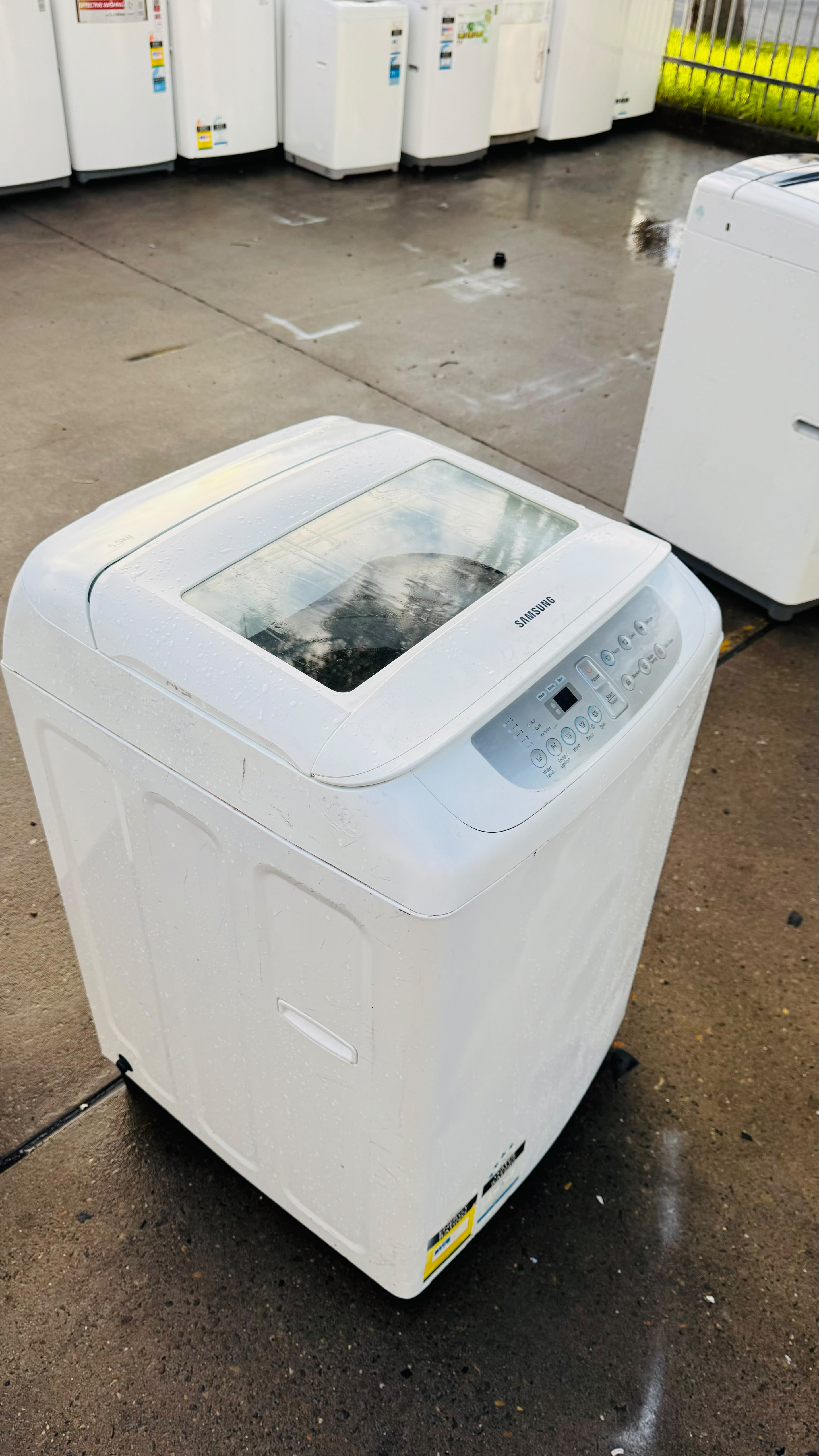 SAMSUNG 6.5KGS TOP LOADER WASHING MACHINE