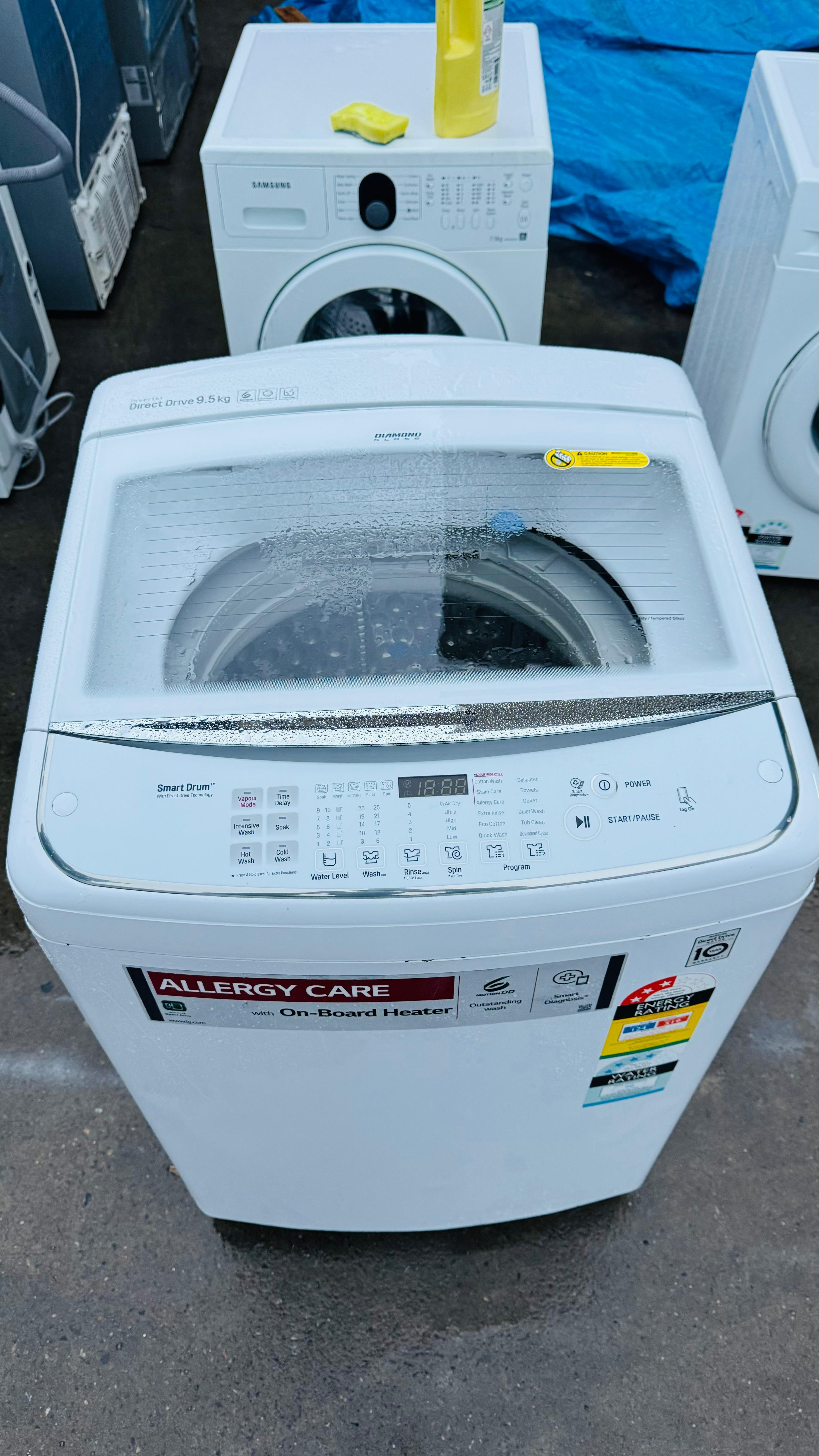 LG 9.5KGS TOP LOADER WASHING MACHINE