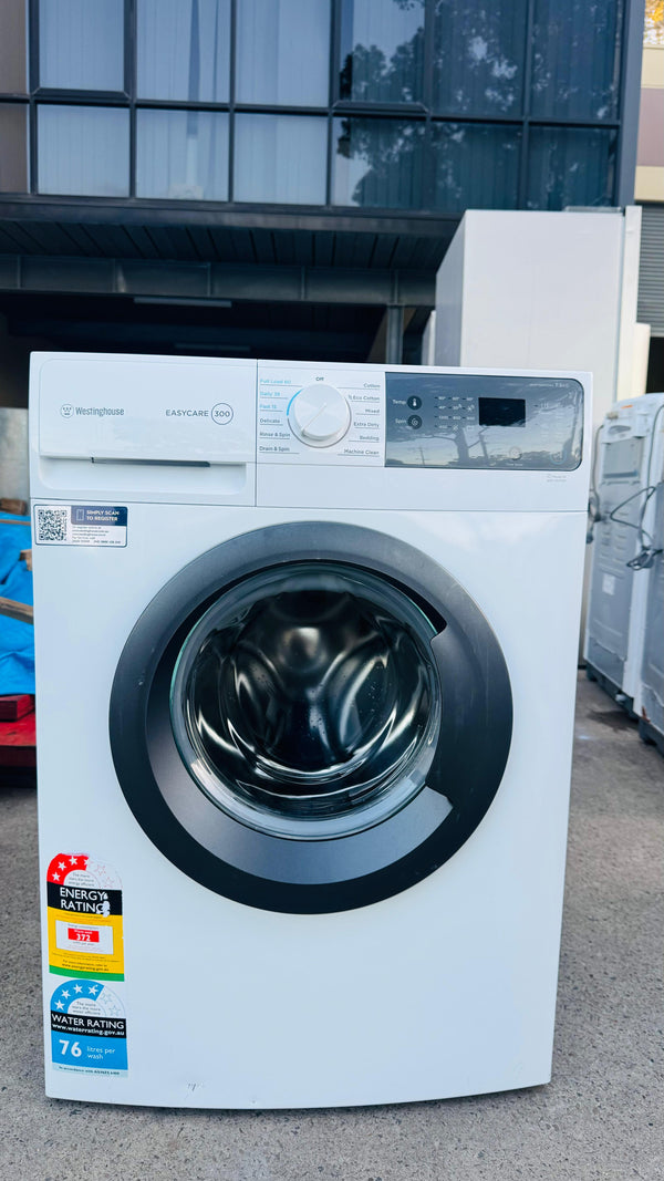 WESTINGHOUSE 7.5KGS FRONT LOADER WASHING MACHINE