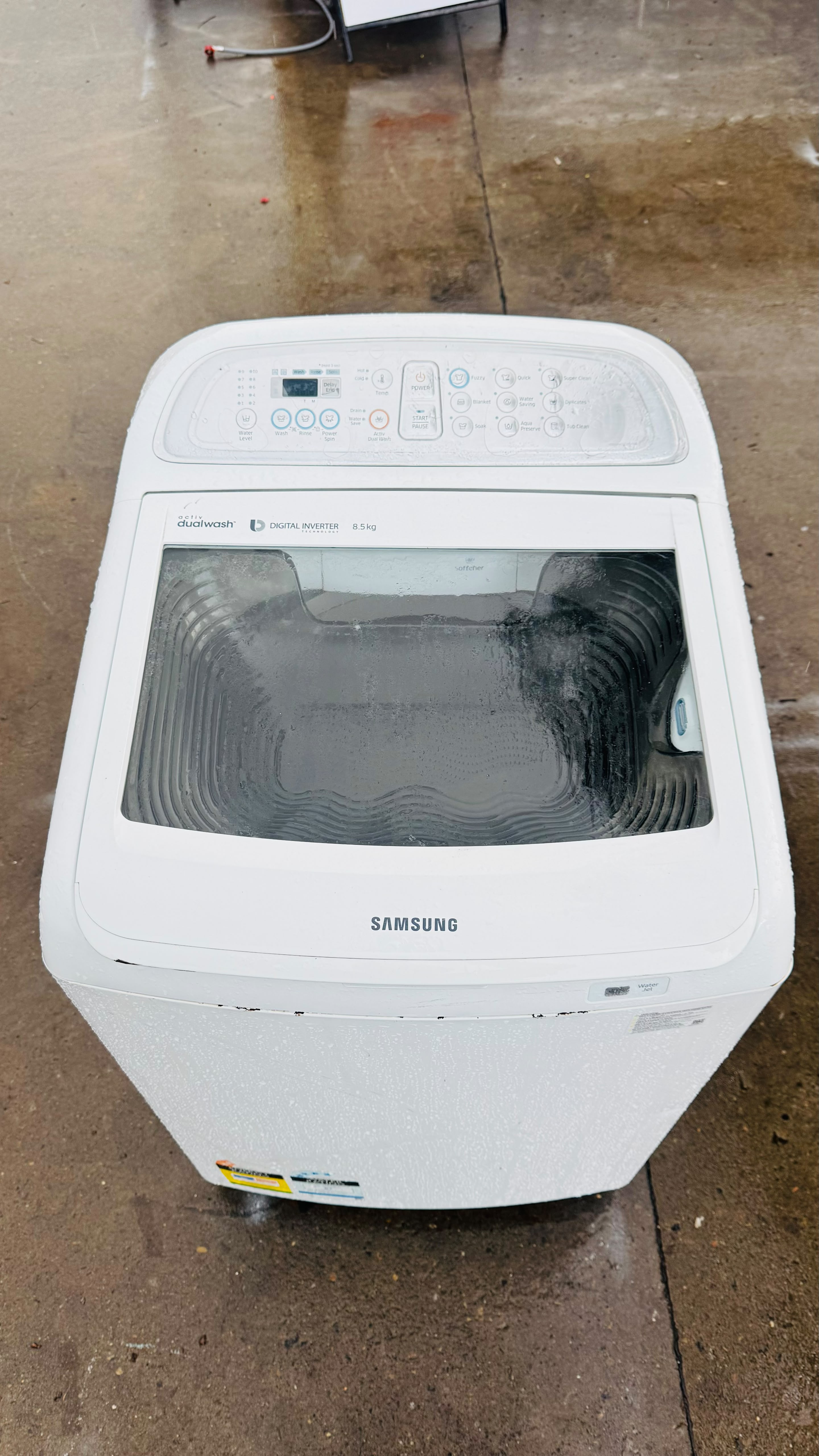 SAMSUNG 8.5KGS TOP LOADER WASHING MACHINE