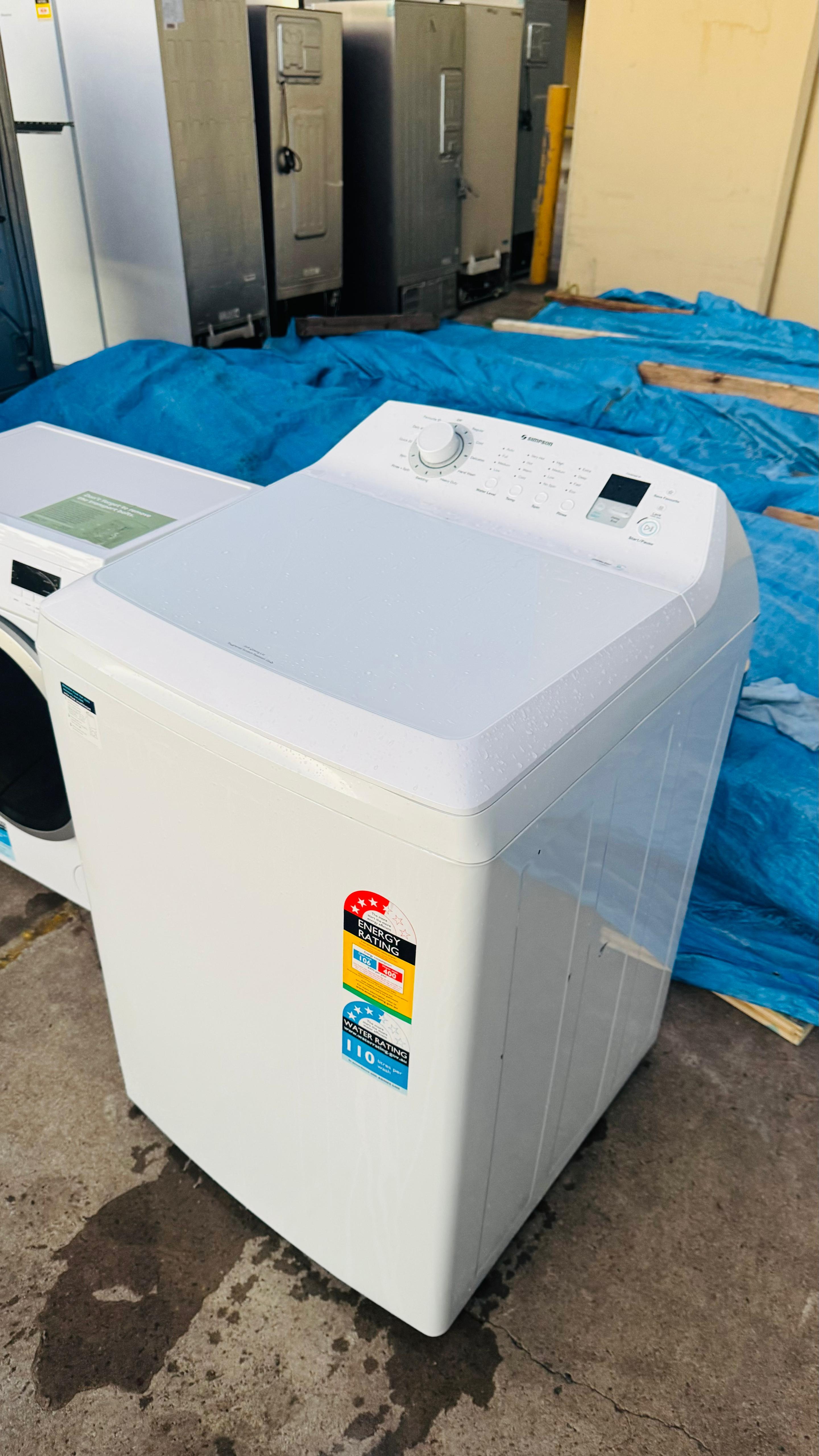 SIMPSON 9KGS TOP LOADER WASHING MACHINE