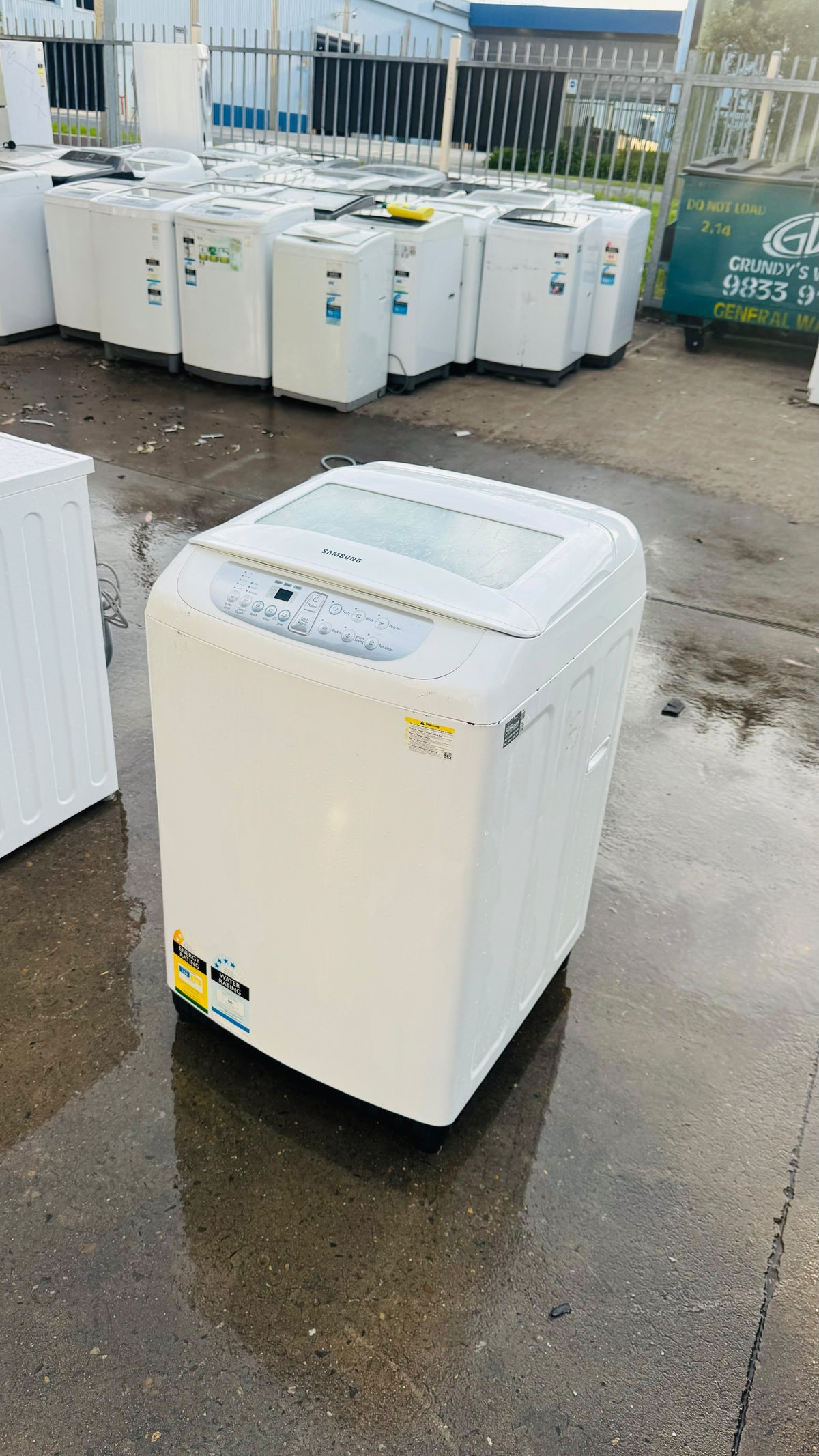 SAMSUNG 6.5KGS TOP LOADER WASHING MACHINE