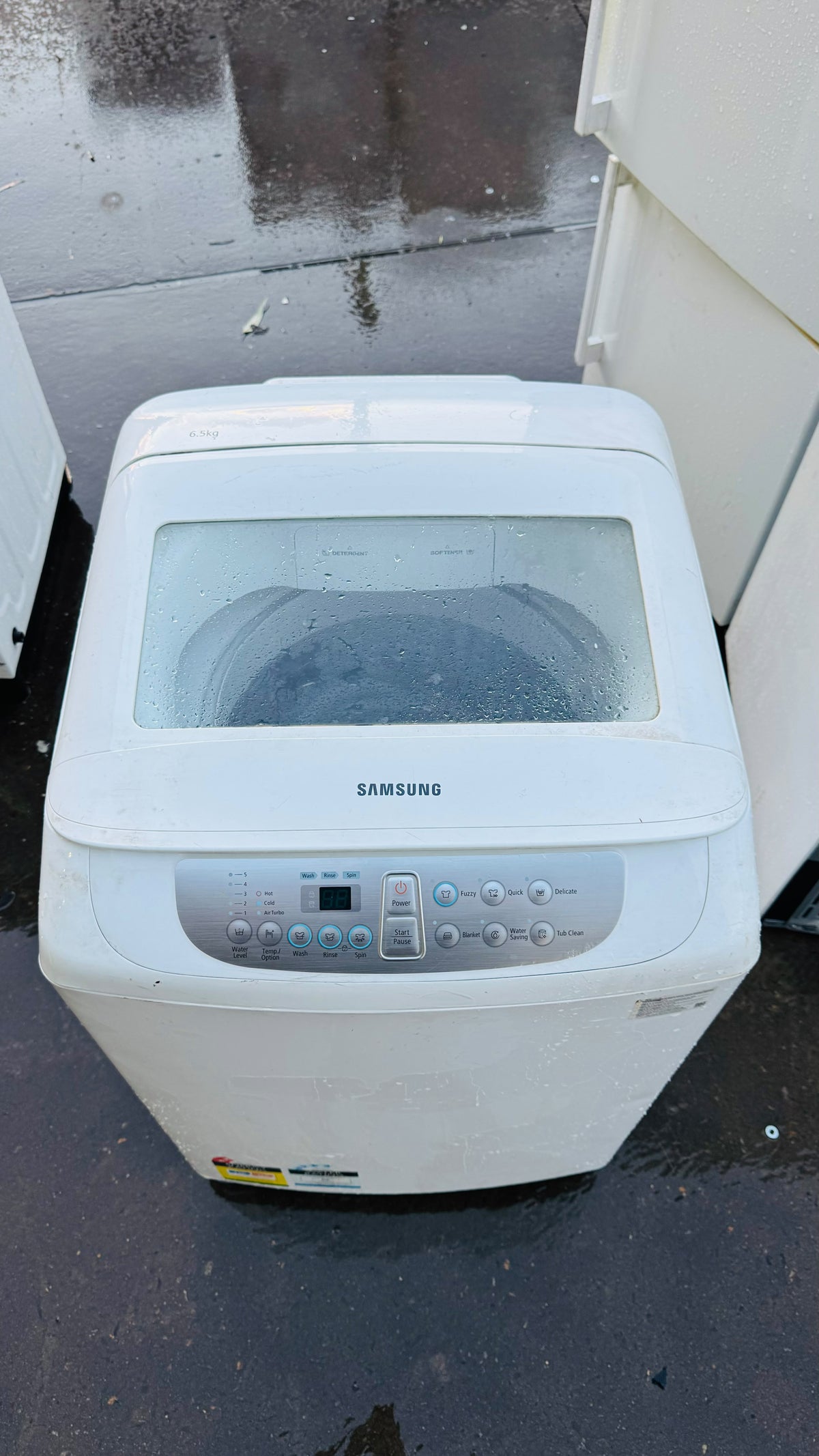 SAMSUNG 6.5KGS TOP LOADER WASHING MACHINE