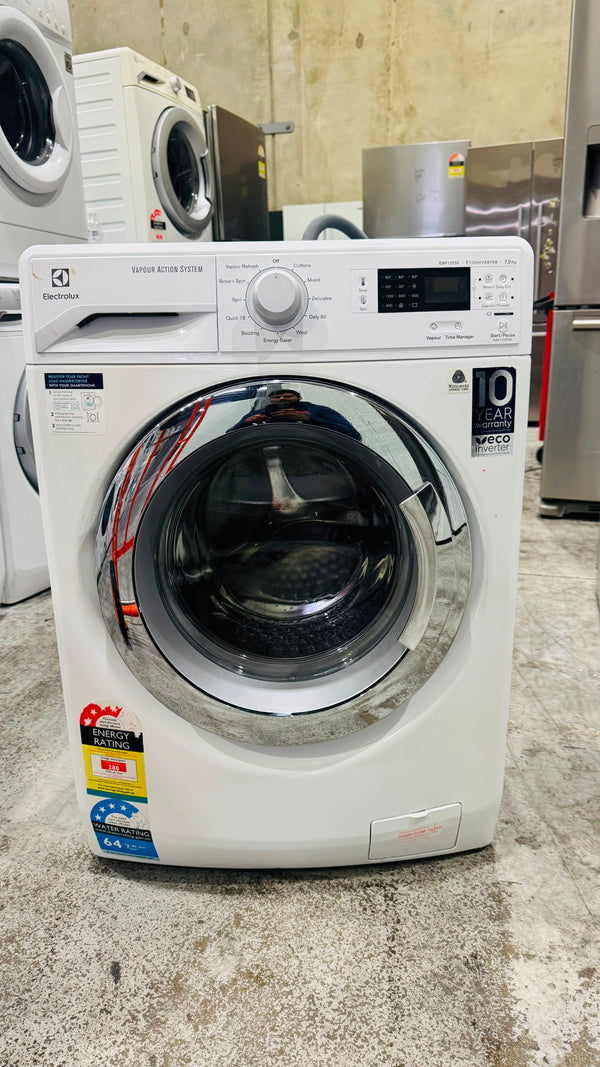 ELECTROLUX 7.5KGS FRONT LOADER WASHING MACHINE