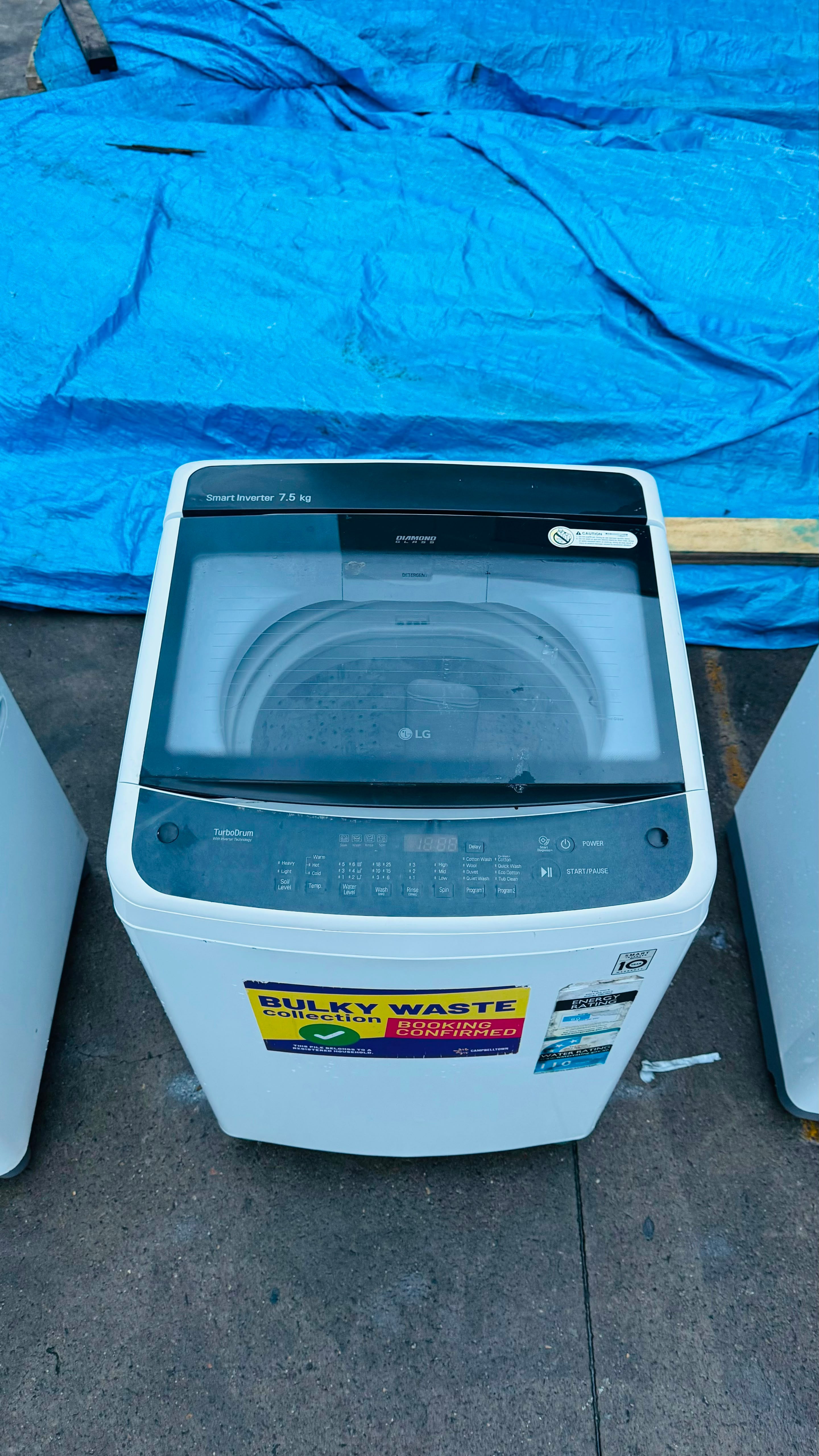 LG 7.5KGS TOP LOADER WASHING MACHINE